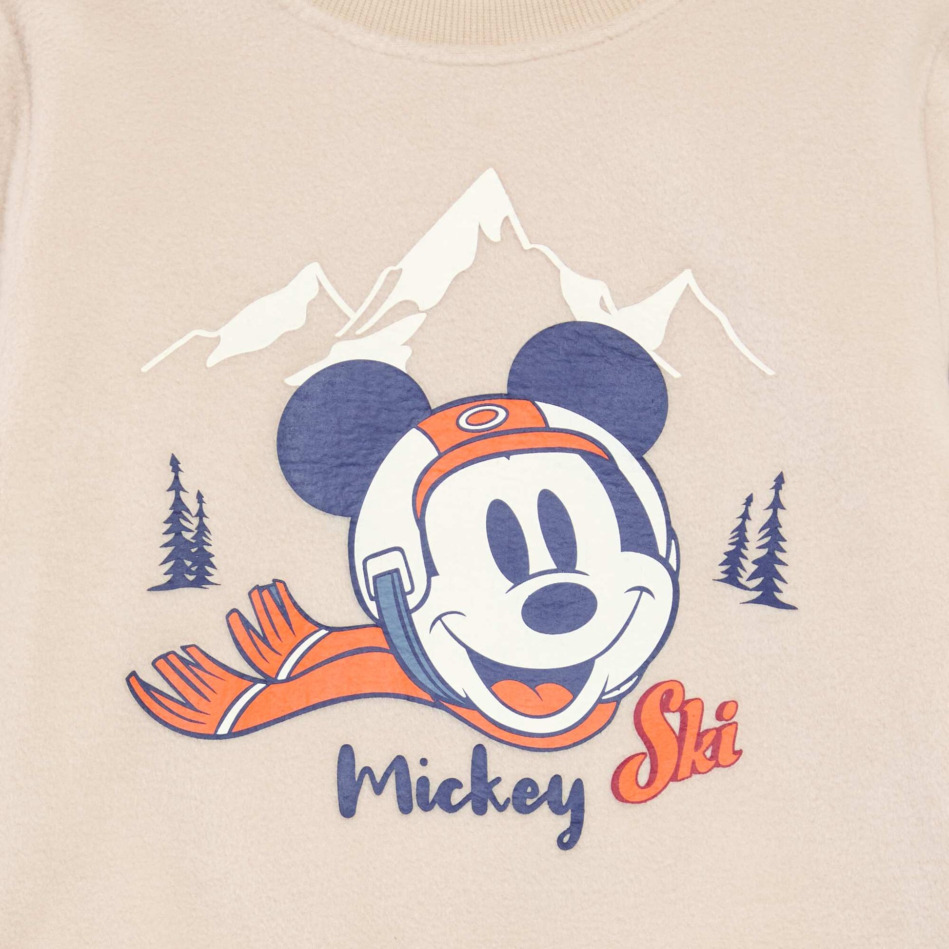 Conjunto de pijama 'Disney' 'Mickey' en polar BEIGE