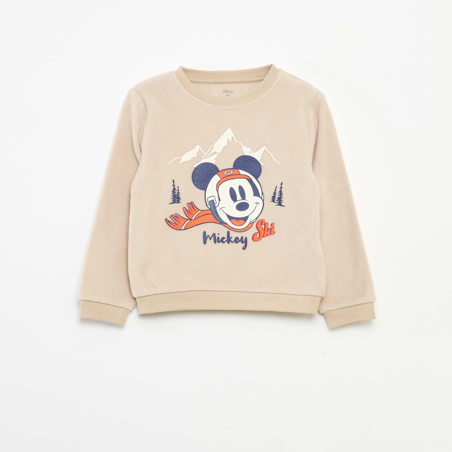 Conjunto de pijama 'Disney' 'Mickey' en polar BEIGE