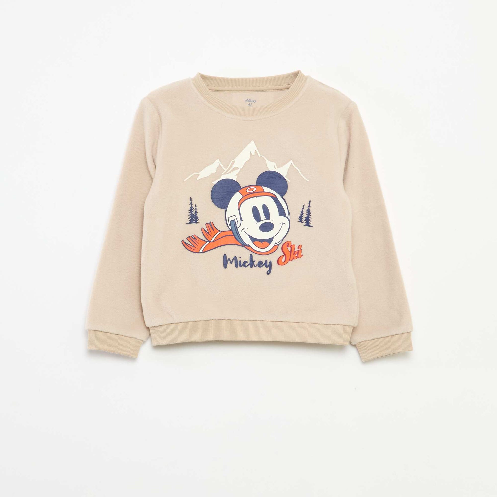Conjunto de pijama 'Disney' 'Mickey' en polar BEIGE