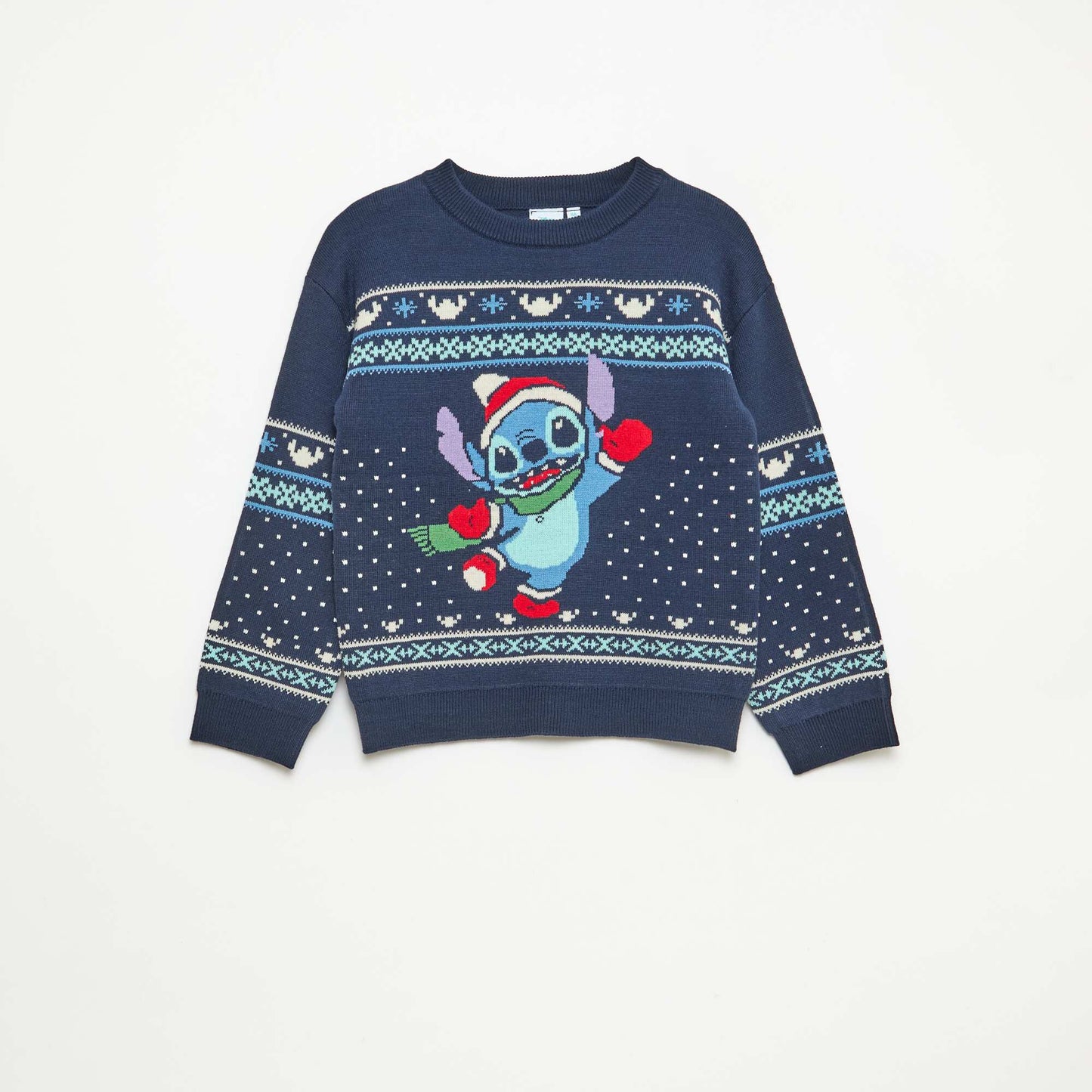 Sweater 'Stitch' 'Disney' navideño AZUL
