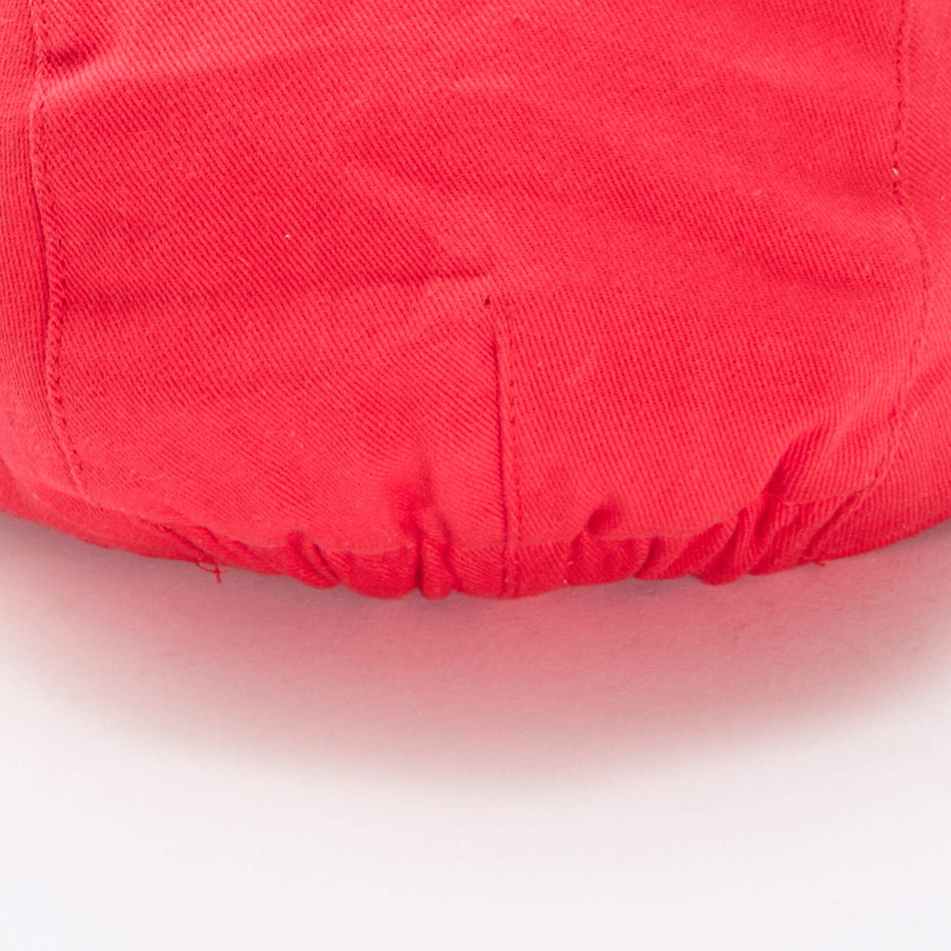 Boina de algodón lisa ROJO