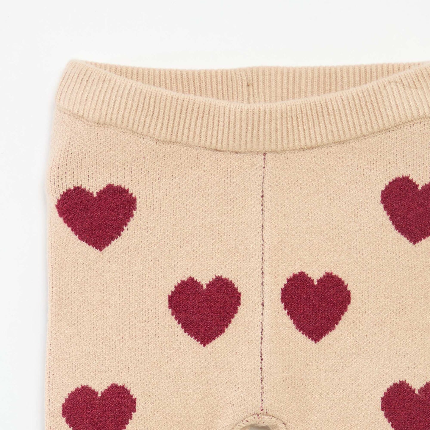 Legging de punto compacto BEIGE
