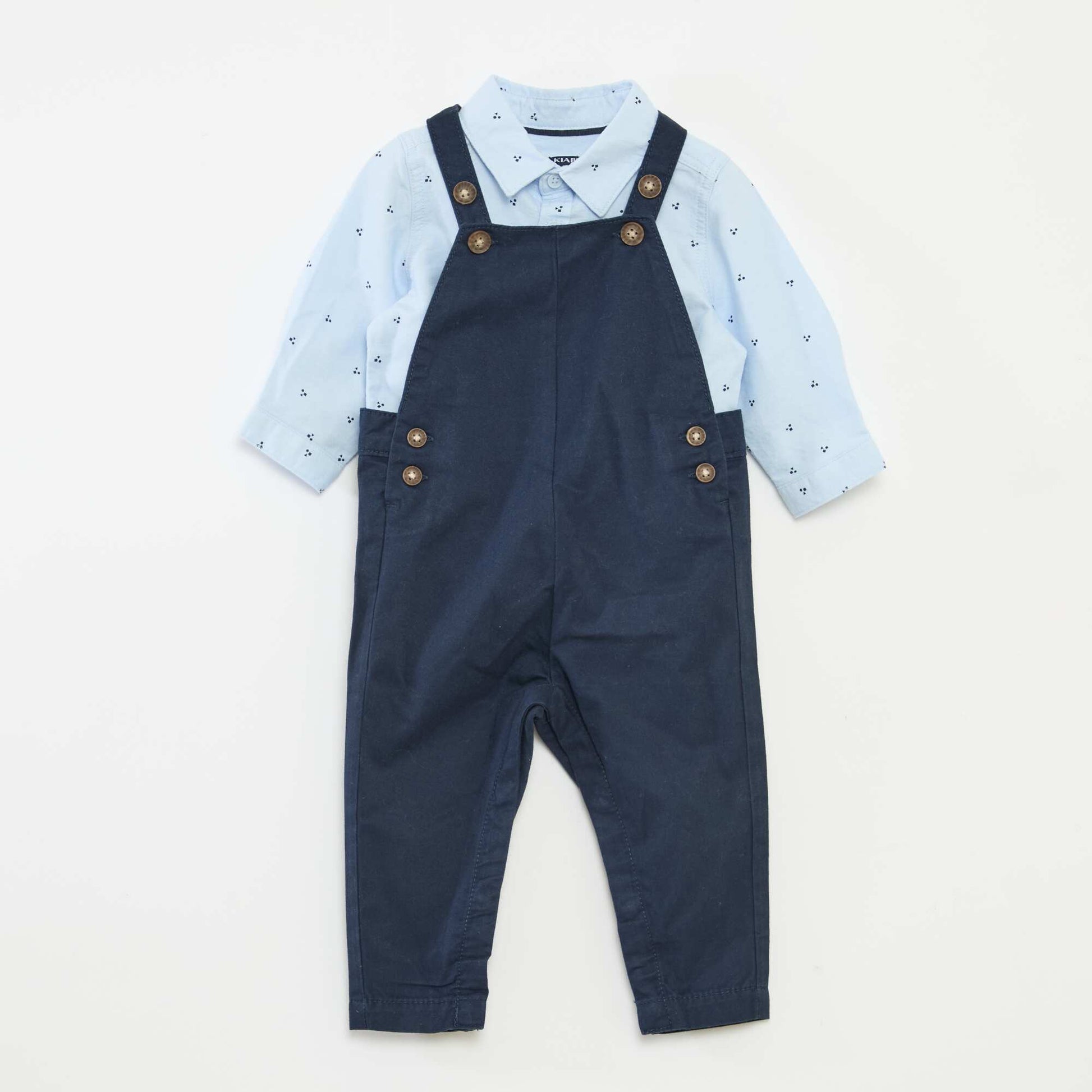 Conjunto de enterito largo AZUL