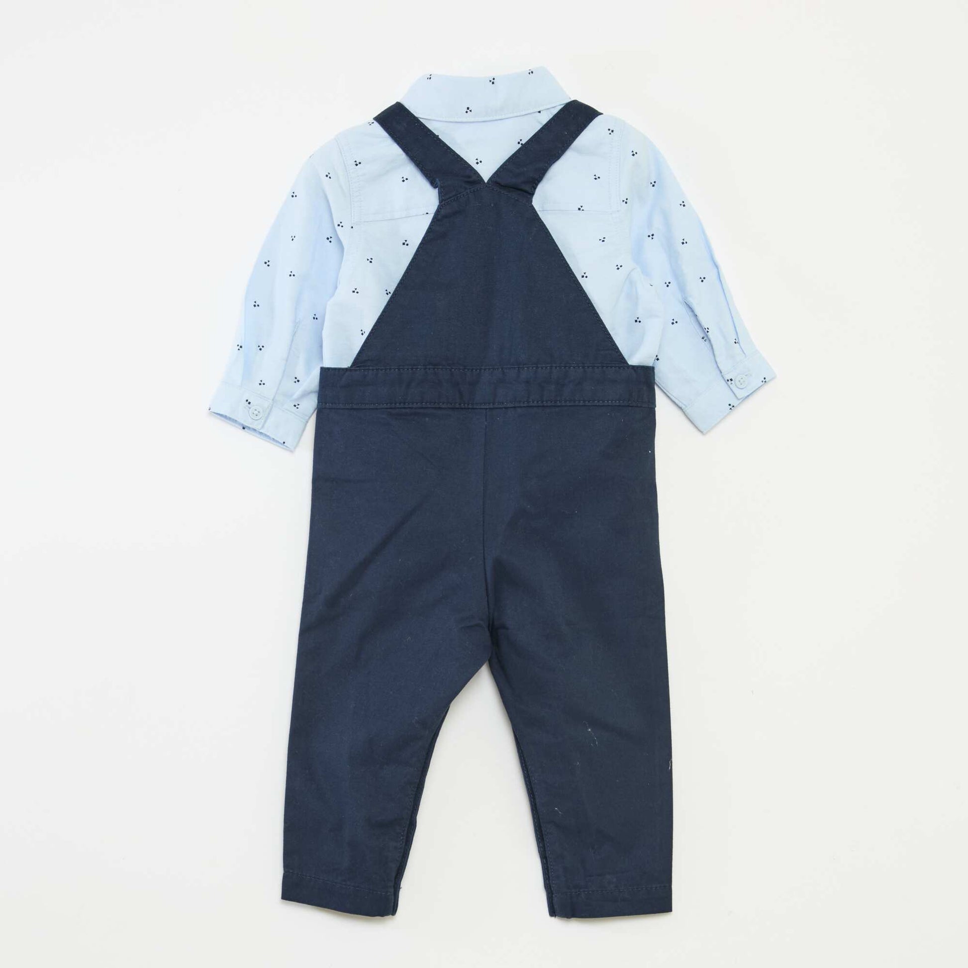 Conjunto de enterito largo AZUL