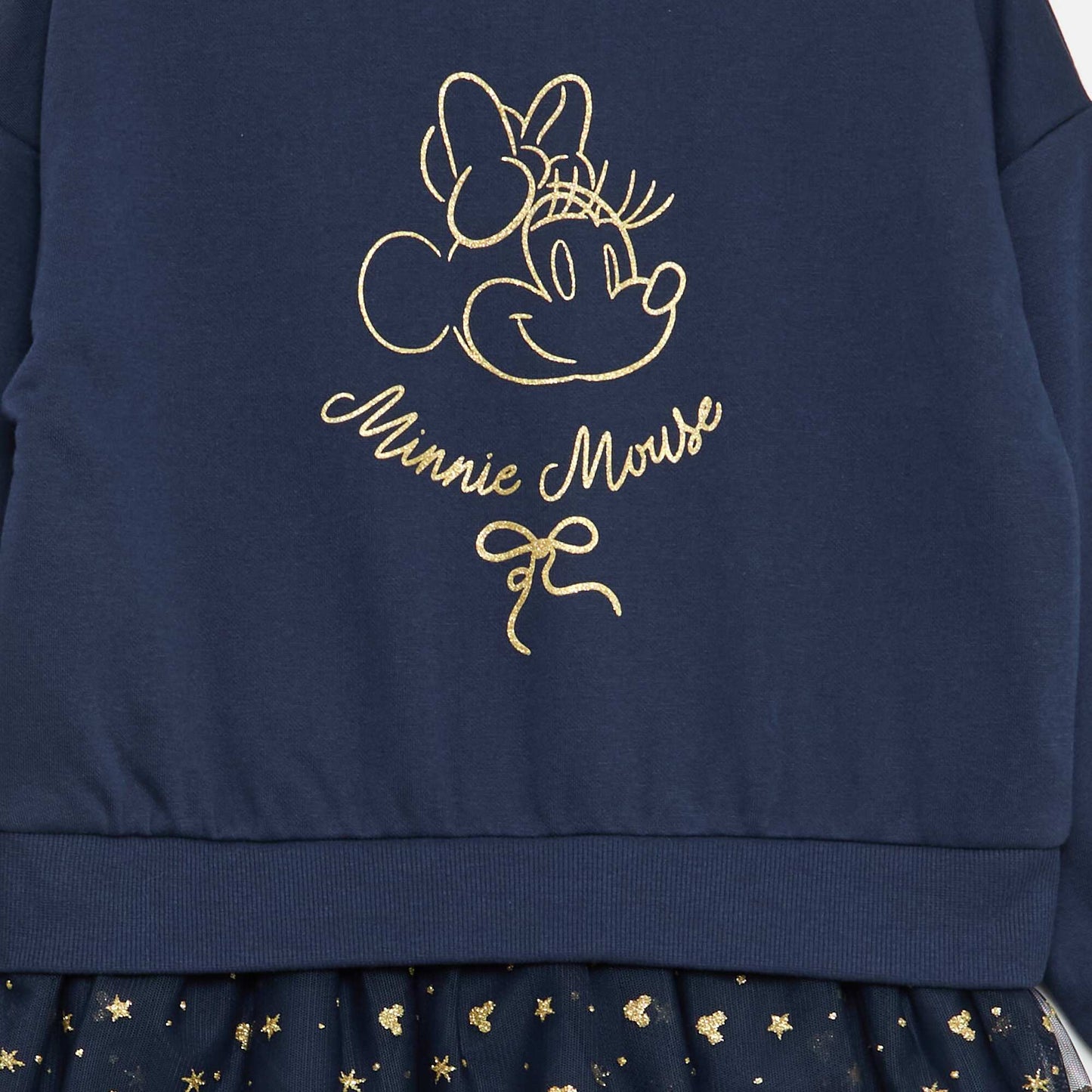 Vestido buzo con efecto 2 en 1 en el bajo 'Minnie' 'Disney' AZUL