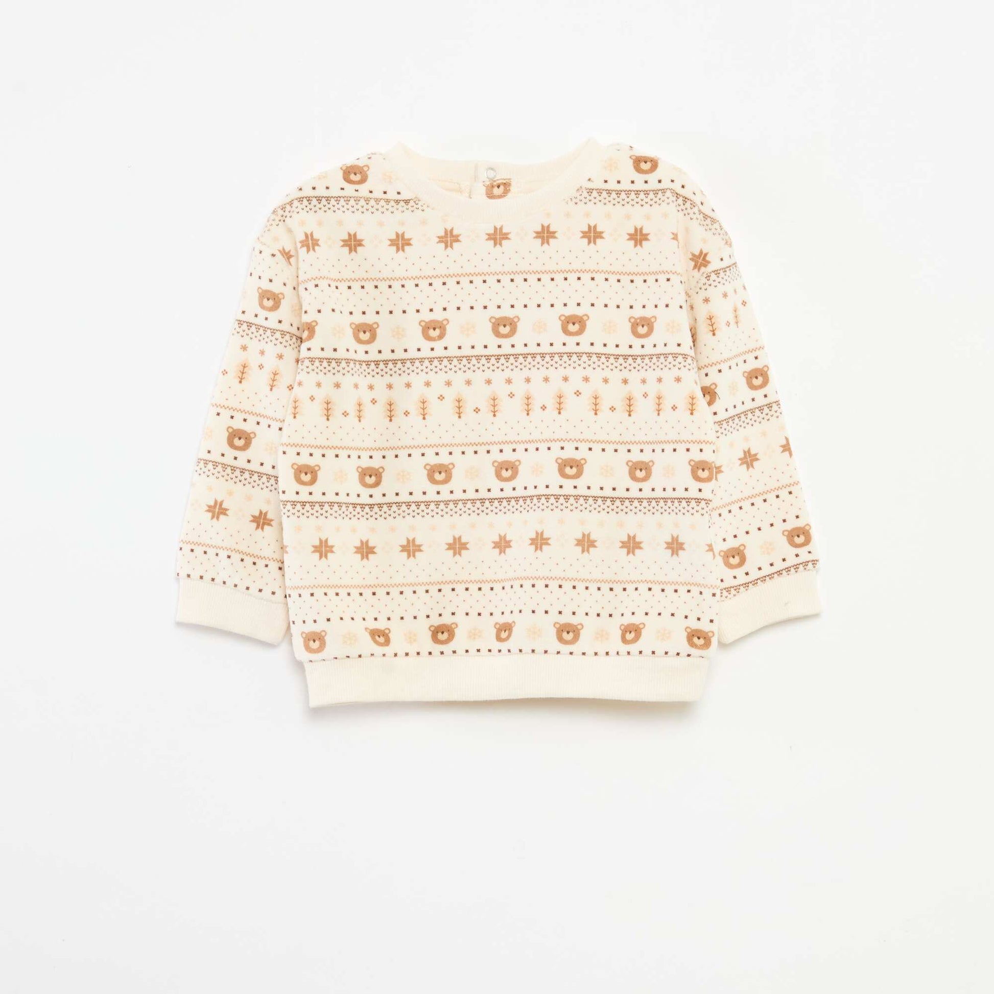 Conjunto de pijama de terciopelo + chaleco interlock de algodón BEIGE