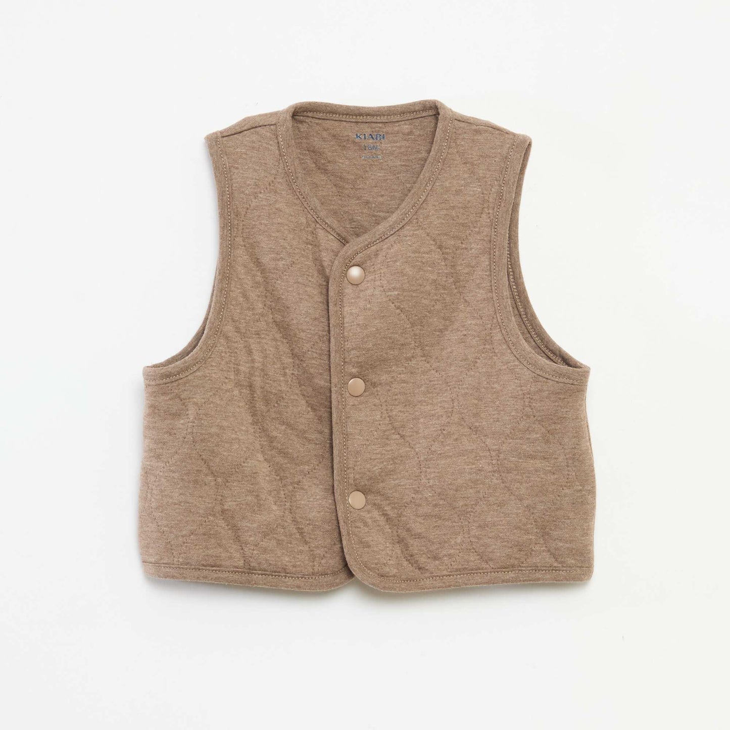 Conjunto de pijama de terciopelo + chaleco interlock de algodón BEIGE