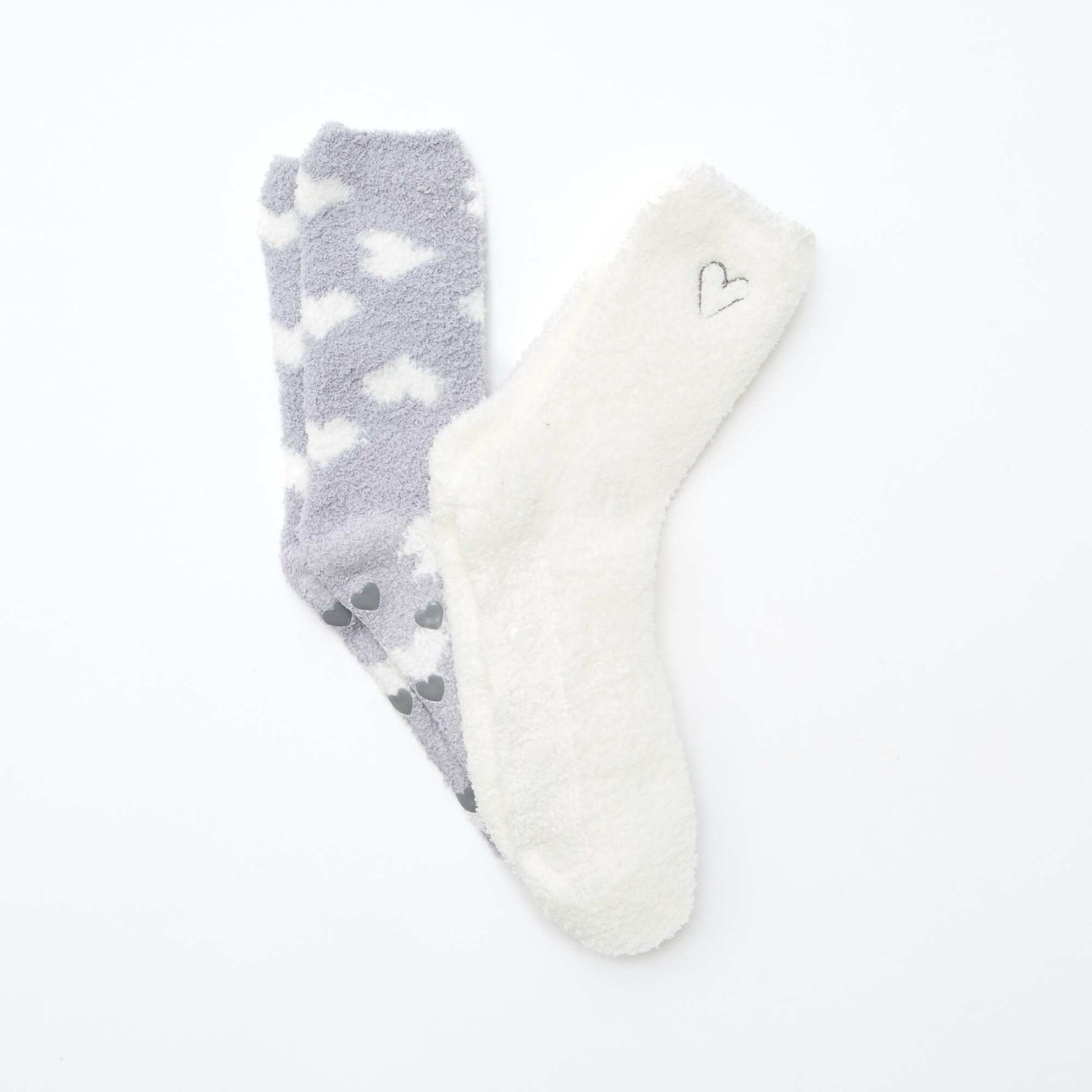 Pack de 2 pares de medias cálidos GRIS