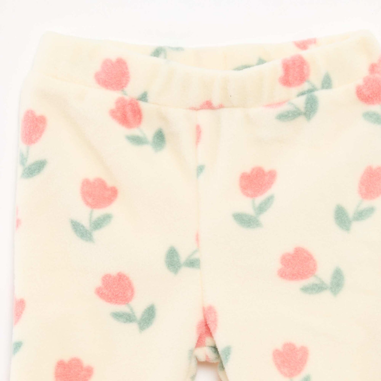 Conjunto de chándal polar chaqueta con cremallera + pantalón - 2 piezas BLANCO