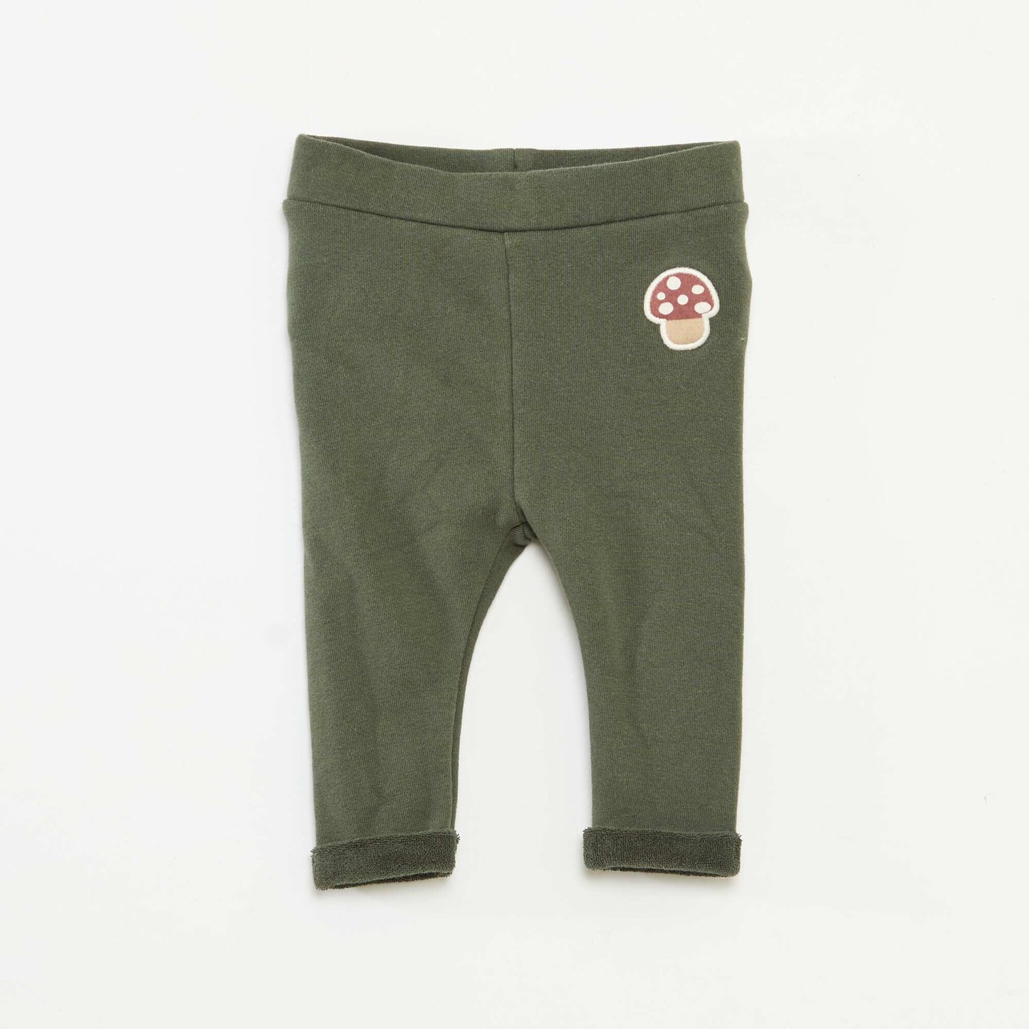 Conjunto de leggings de punto con dibujo animado + medias all-over de algodón KAKI
