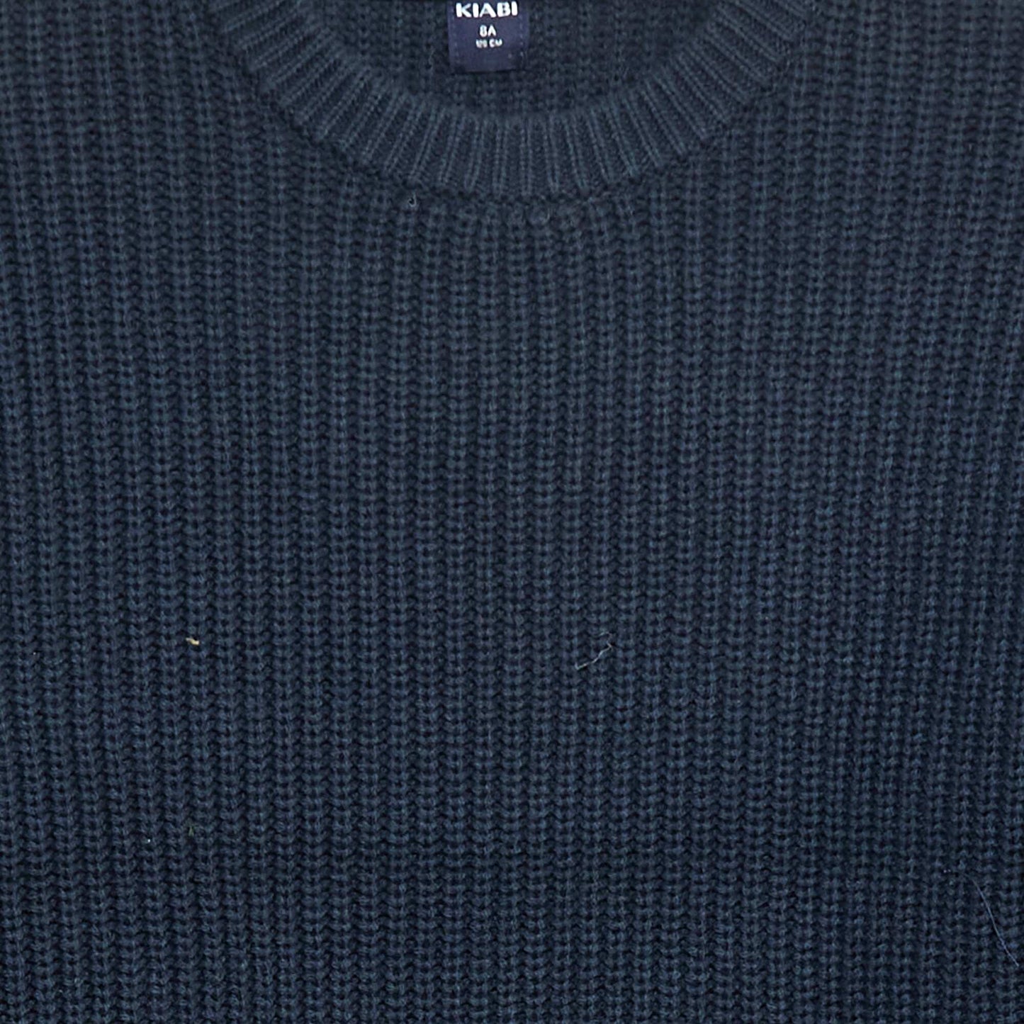 Sweater de punto con bloques de color AZUL