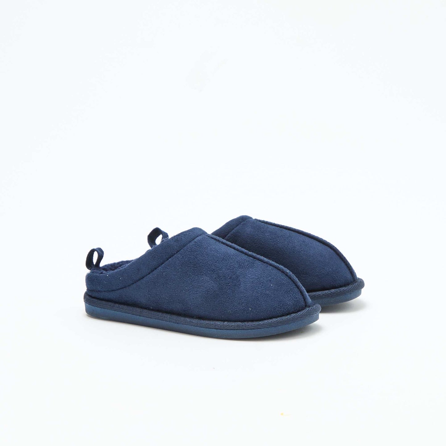 Zapatillas tipo zueco forradas AZUL