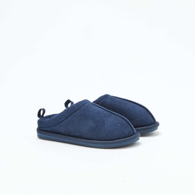 Zapatillas tipo zueco forradas AZUL