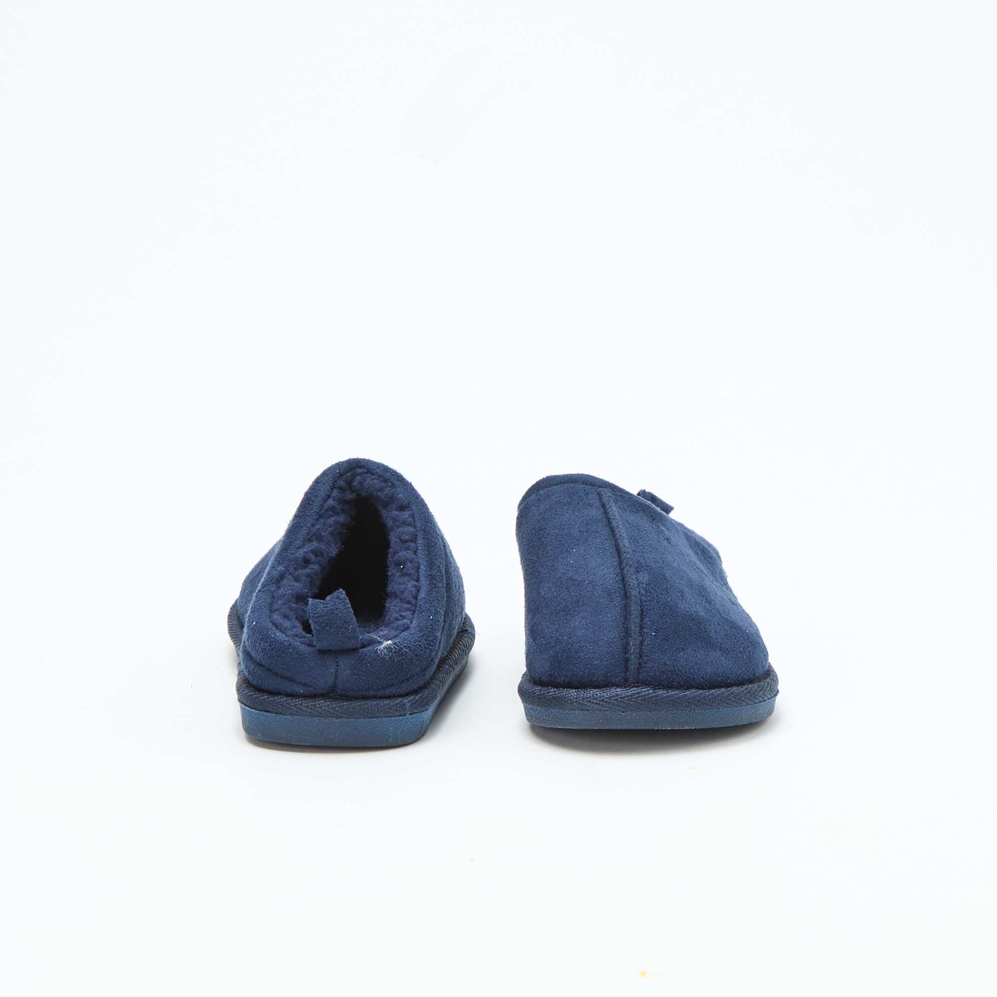 Zapatillas tipo zueco forradas AZUL
