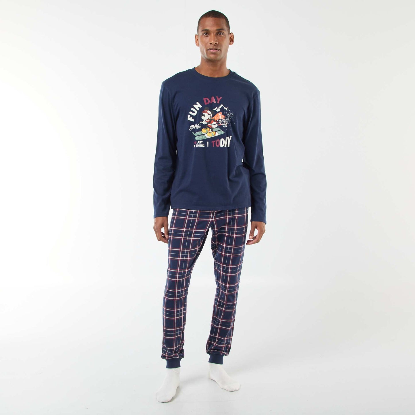 Conjunto de pijama de punto 'Mickey' 'Disney' camiseta + pantalón - 2 piezas AZUL