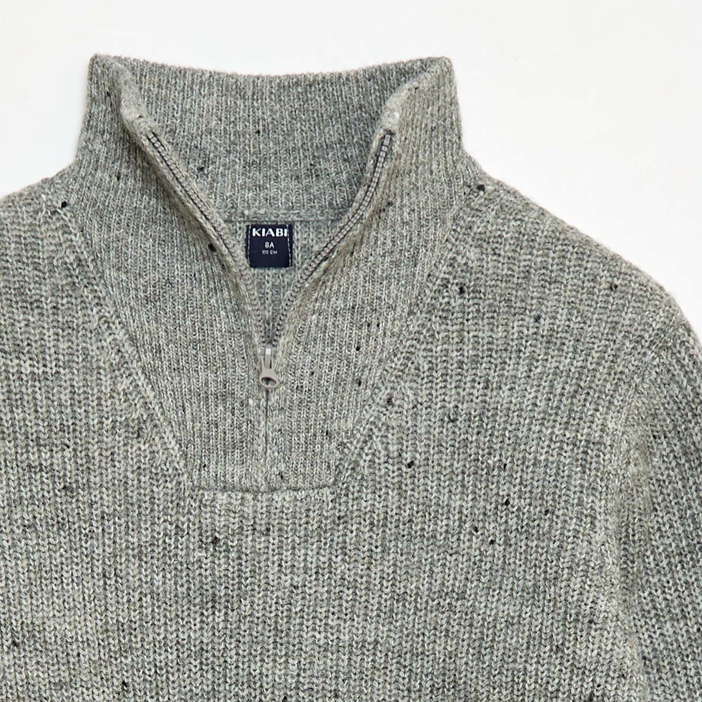 Sweater cálido a rayas GRIS