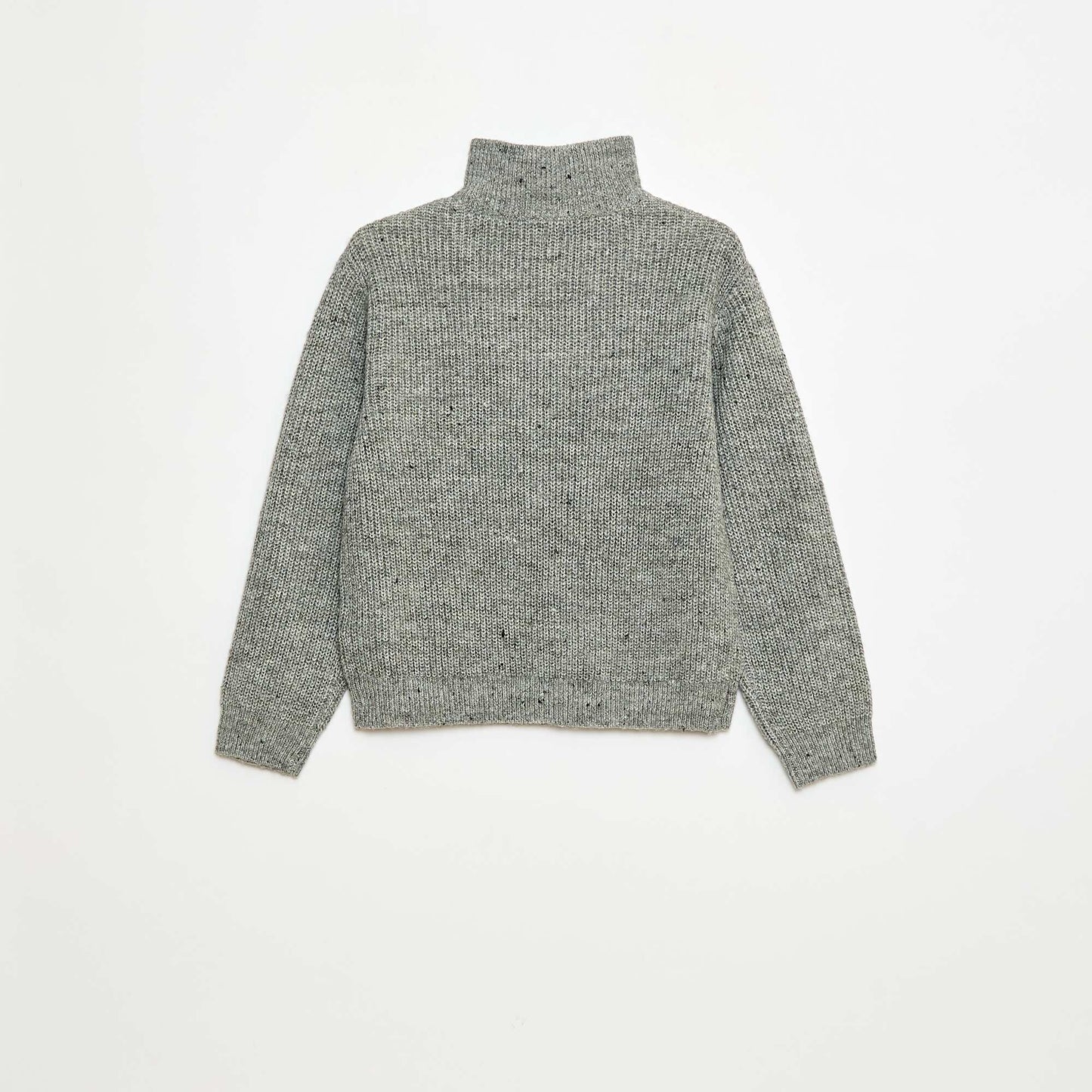 Sweater cálido a rayas GRIS