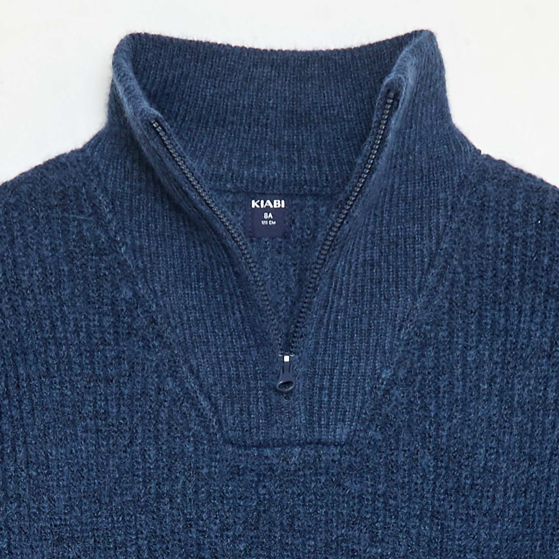 Sweater cálido liso AZUL