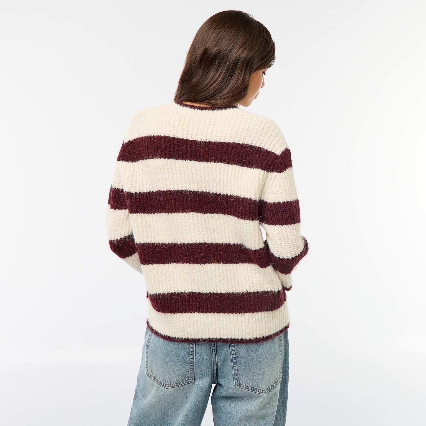 Sweater de punto grueso BEIGE