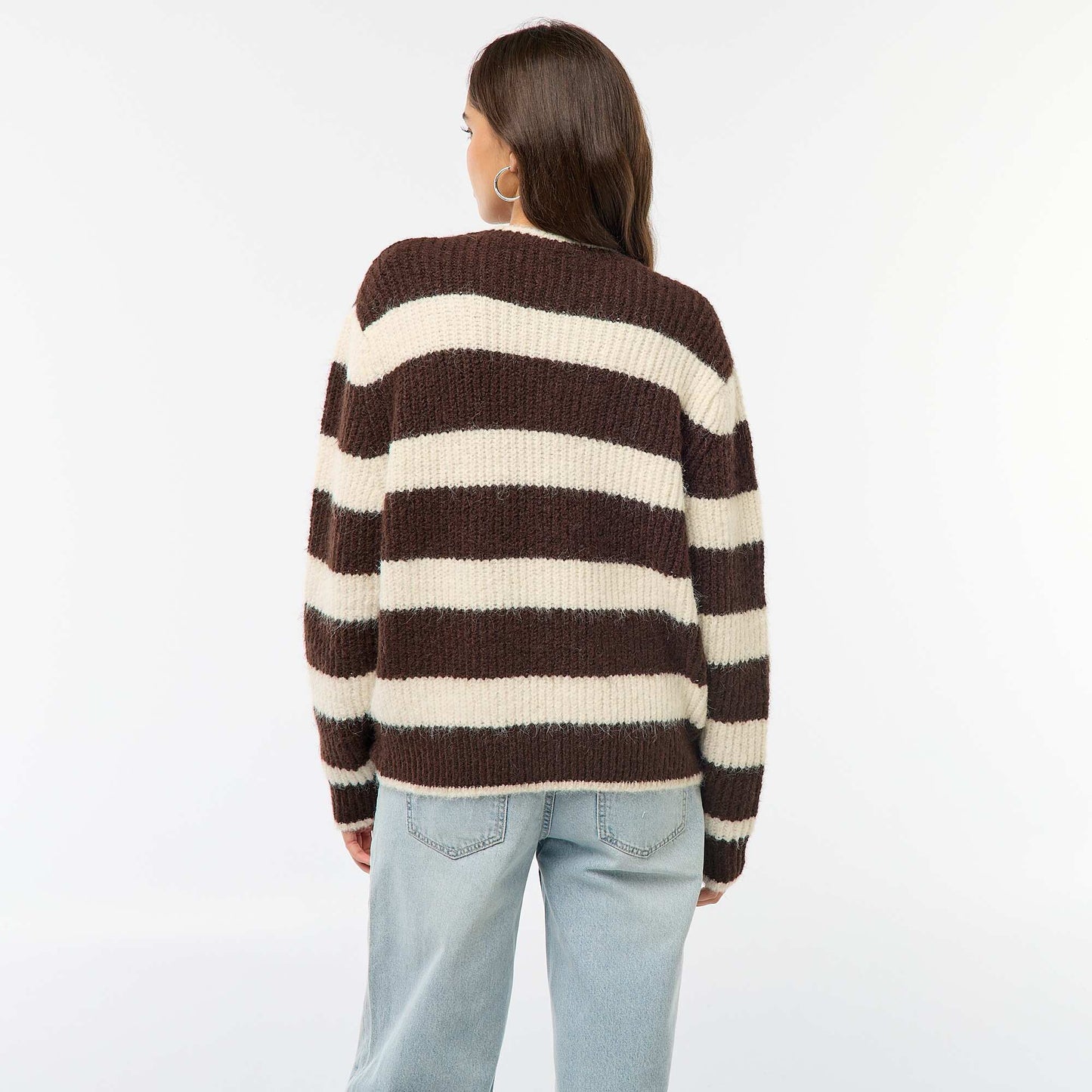Sweater de punto grueso MARRON