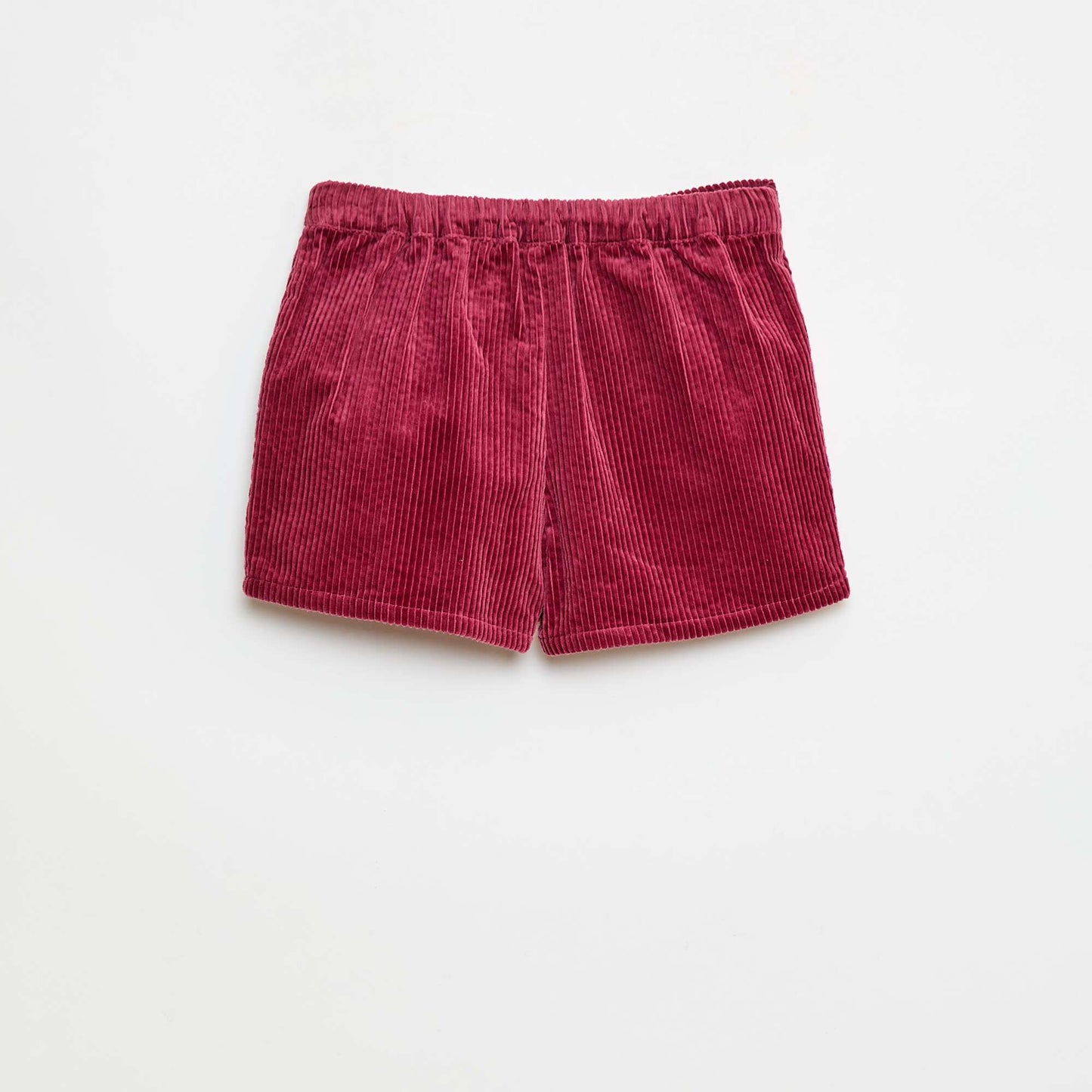 Falda pantalón de pana de algodón ROJO