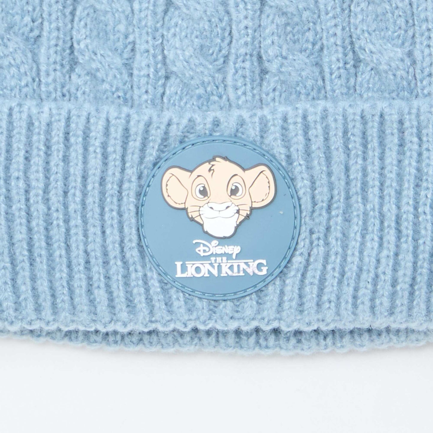 Gorro de canalé y trenzado 'Simba' 'Disney' AZUL