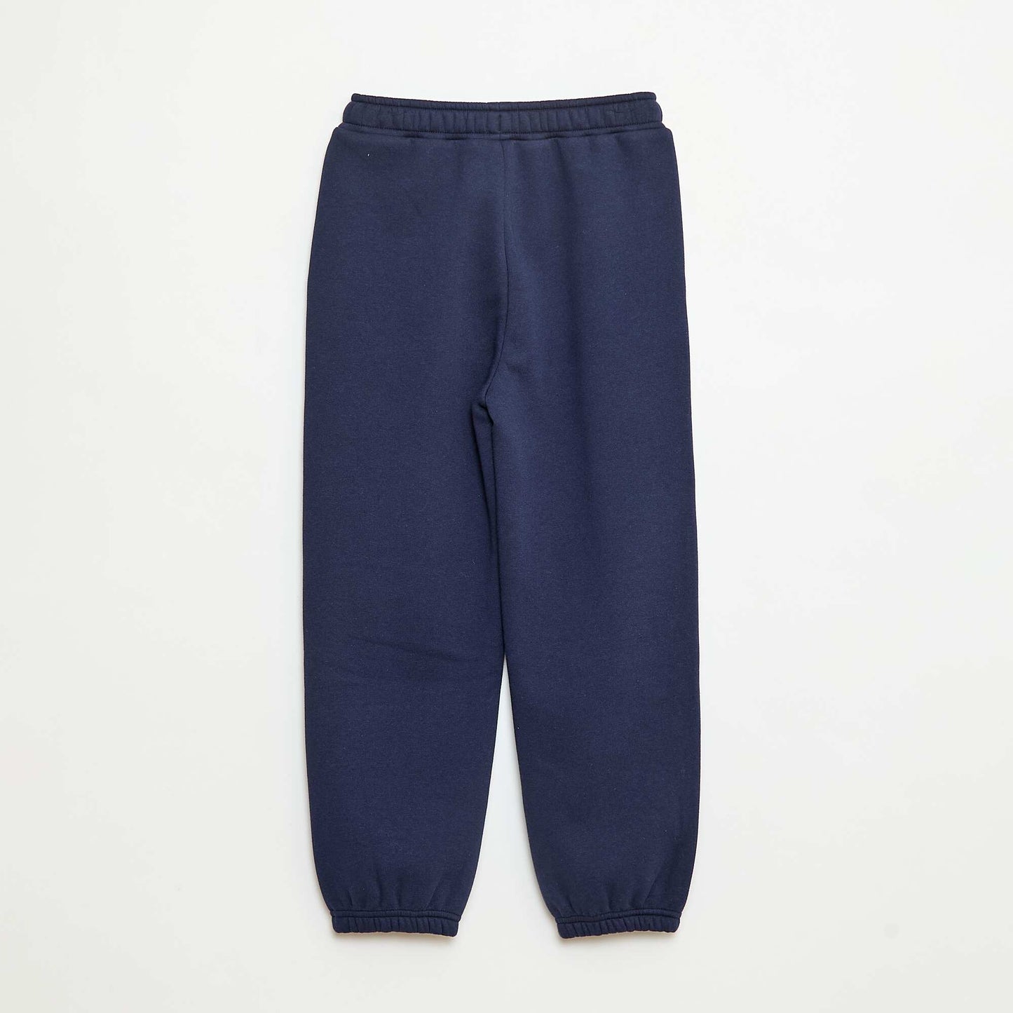 Pantalón de jogging cálido liso con forro polar AZUL
