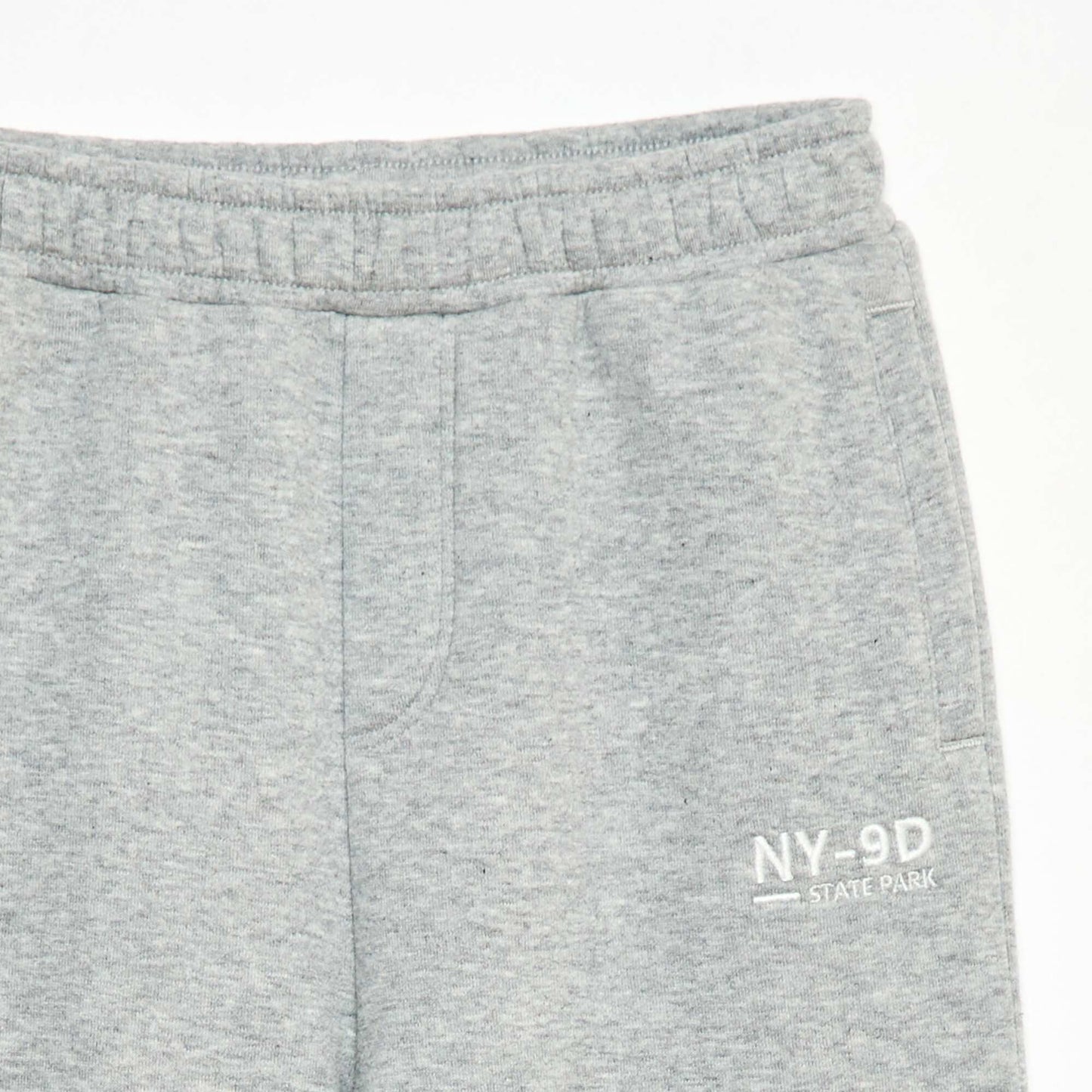 Pantalón de chándal cálido liso con forro polar GRIS