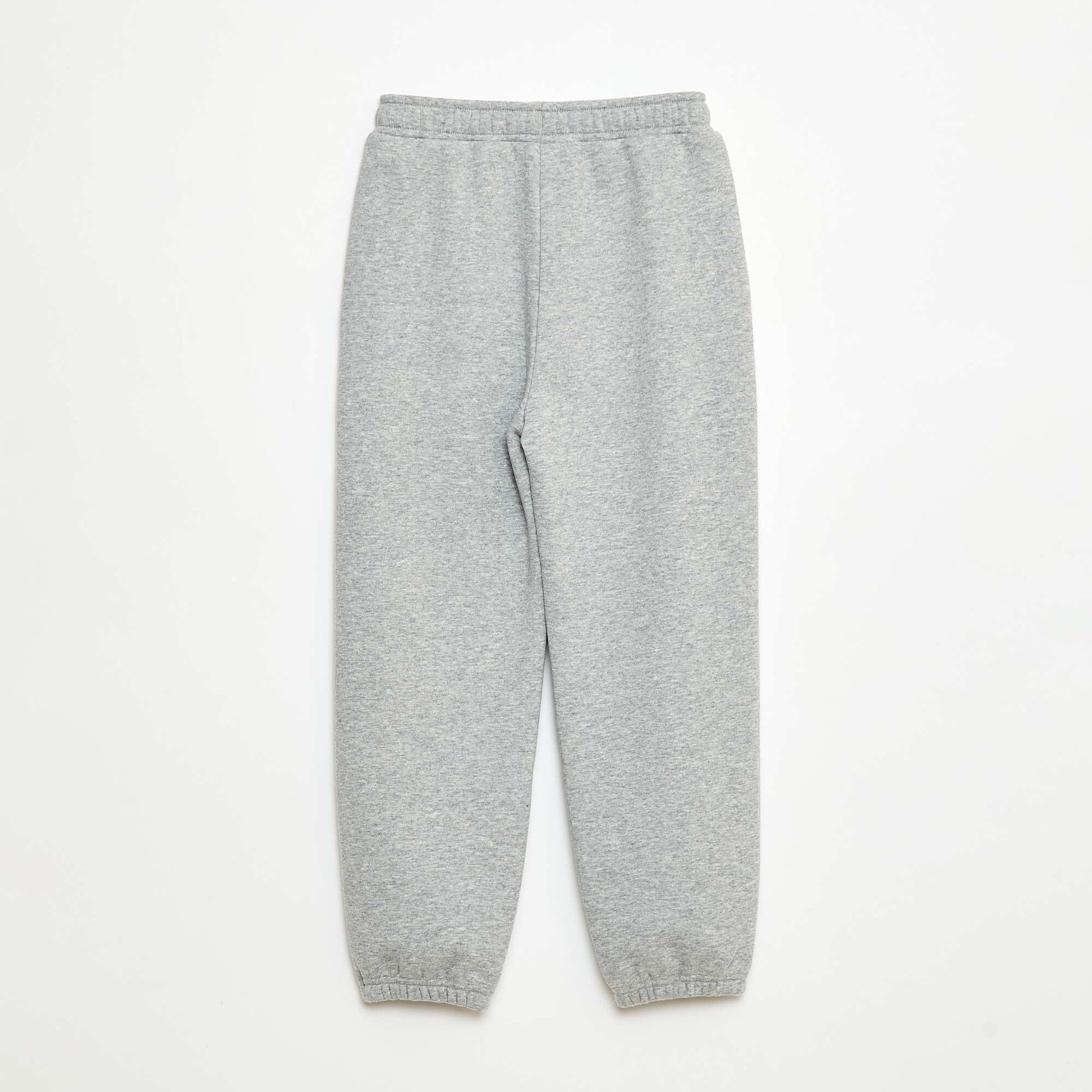 Pantalón de chándal cálido liso con forro polar GRIS
