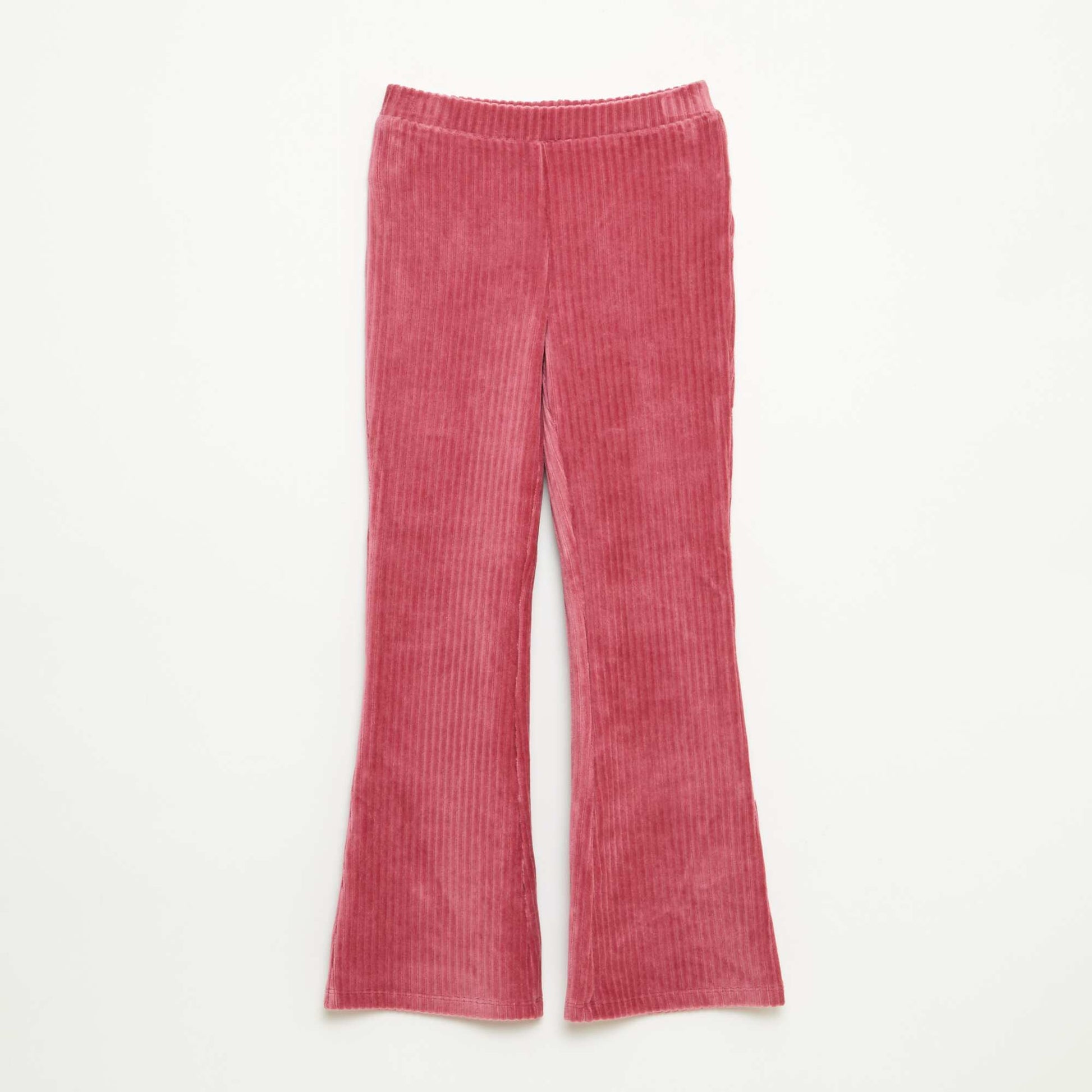 Pantalón flare de pana PURPURA