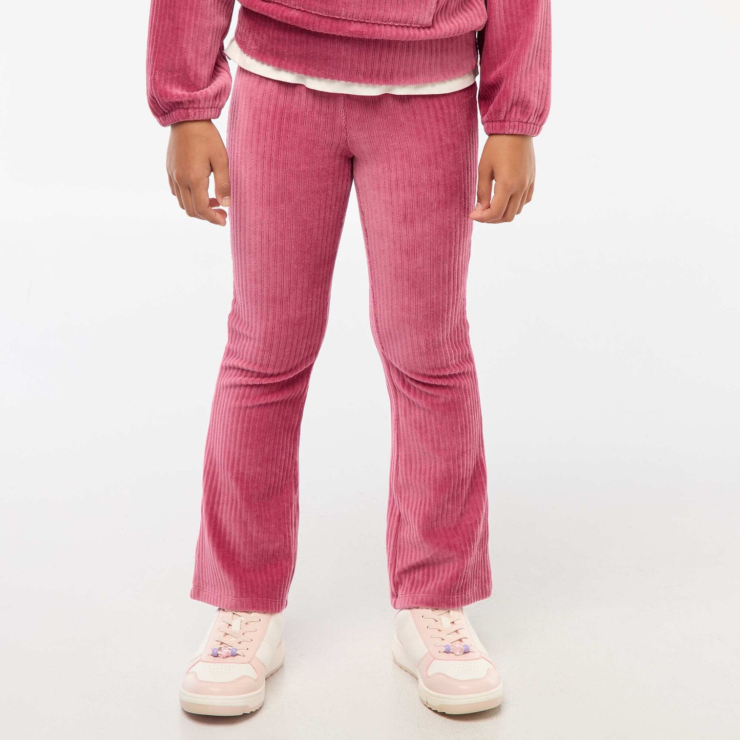 Pantalón flare de pana PURPURA