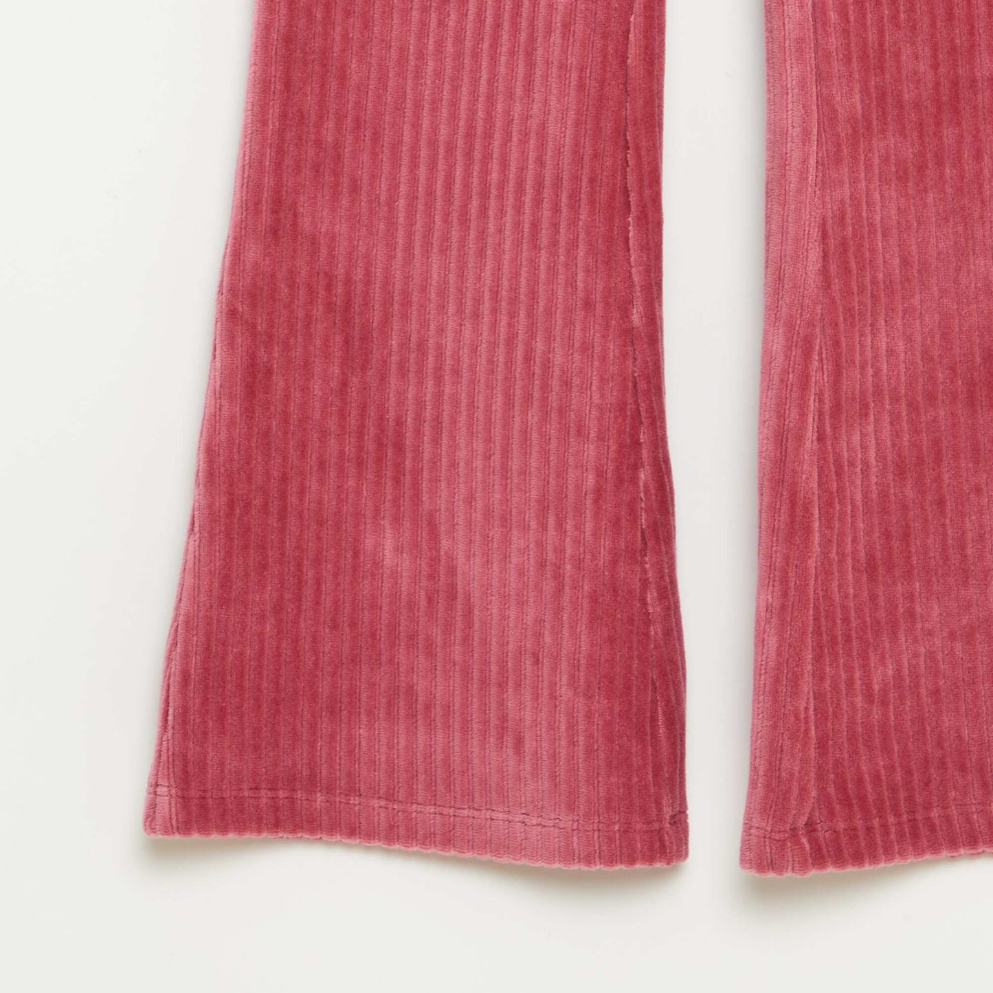 Pantalón flare de pana PURPURA