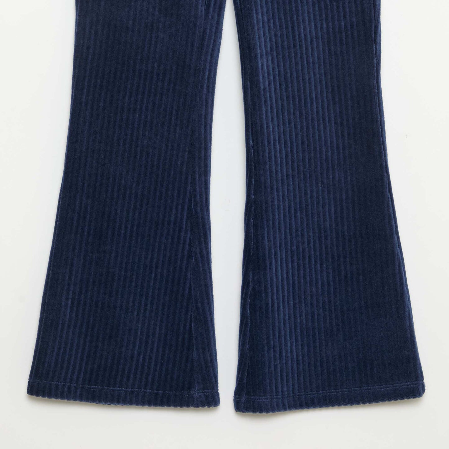 Pantalón flare de pana AZUL