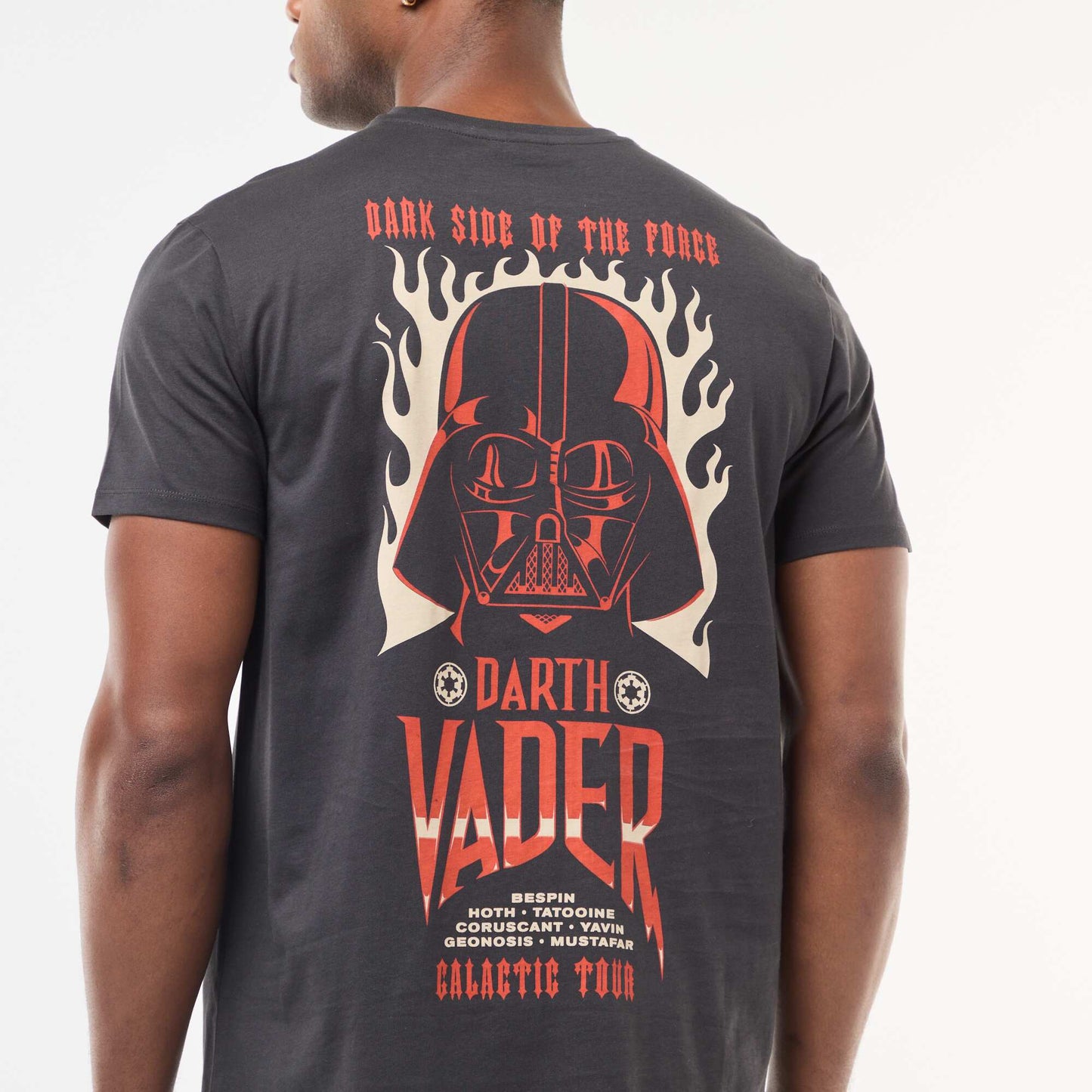 Camiseta 'Star Wars' 'Darth Vader' de manga corta NEGRO
