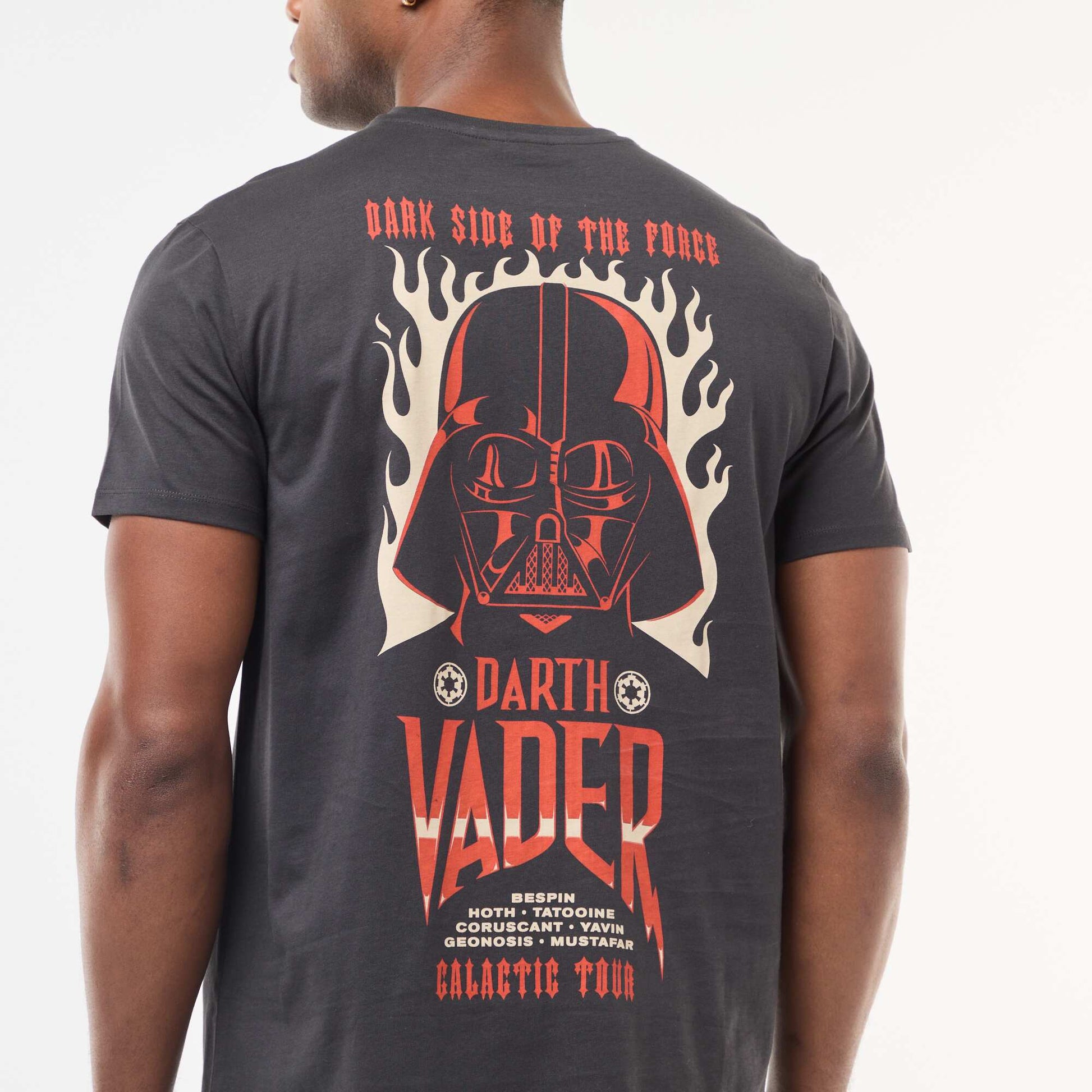 Camiseta 'Star Wars' 'Darth Vader' de manga corta NEGRO