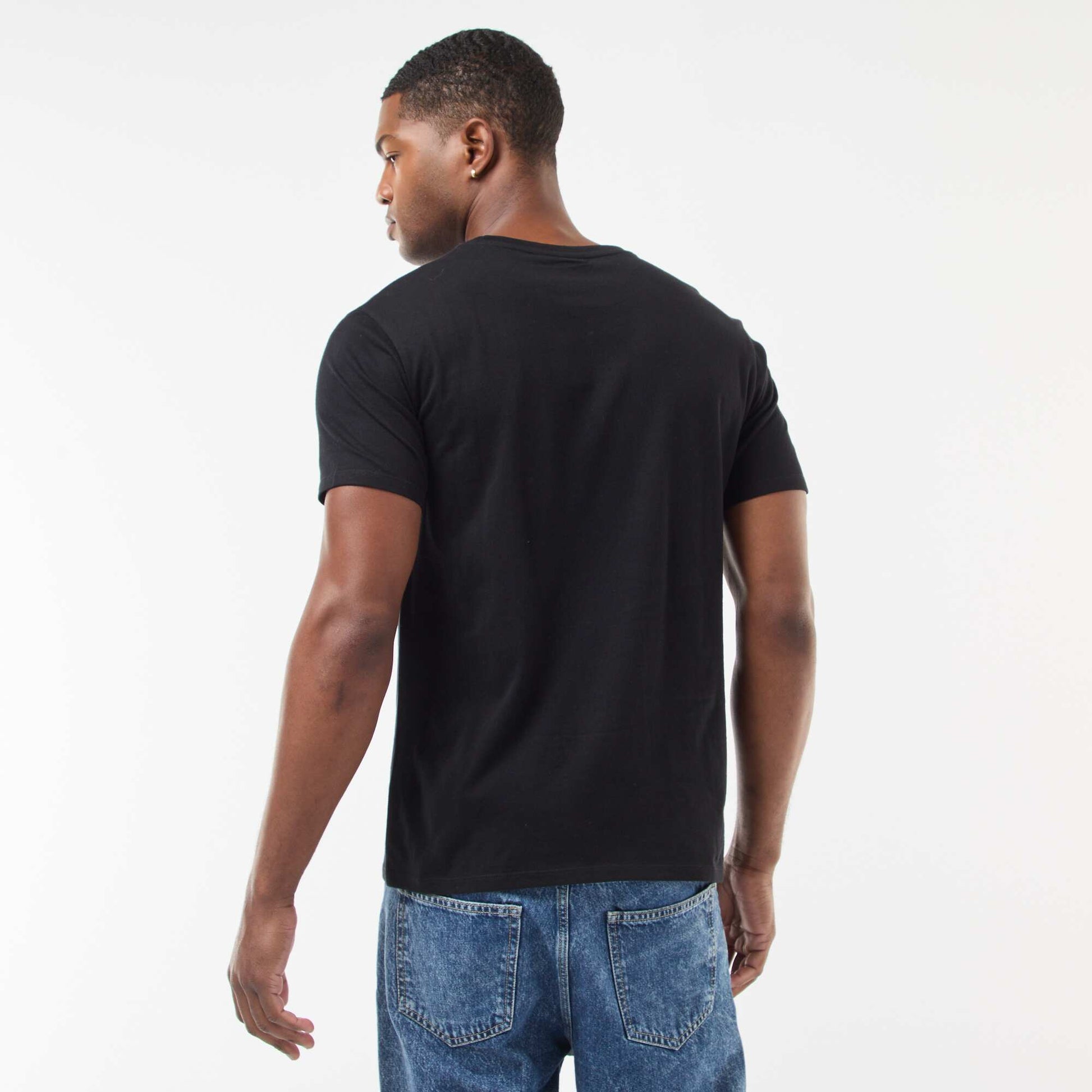 Camiseta estampada 'Queen' de manga corta NEGRO