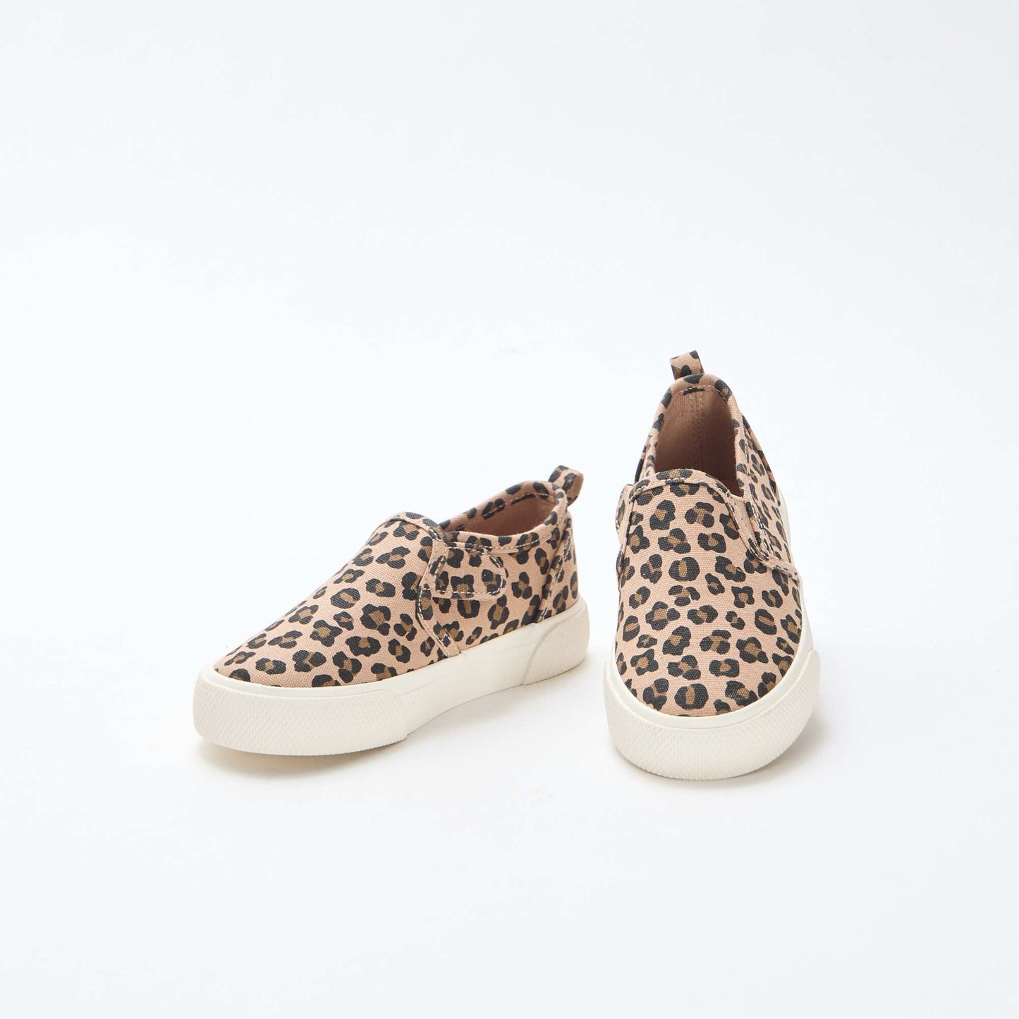 Zapatillas slip-on de leopardo MARRON