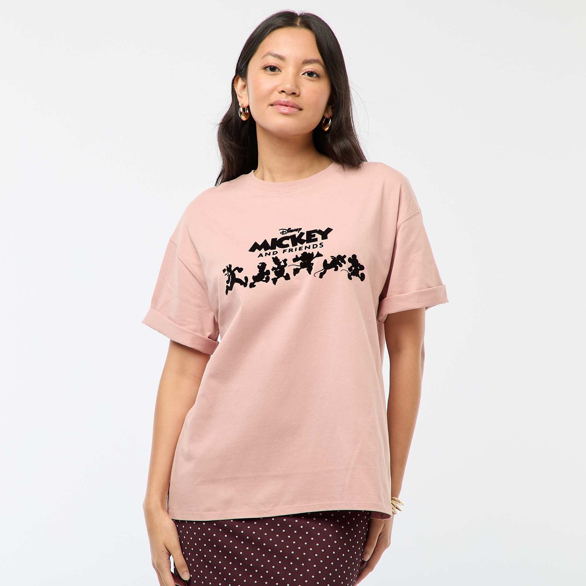 Camiseta oversize 'Mickey' ROJO
