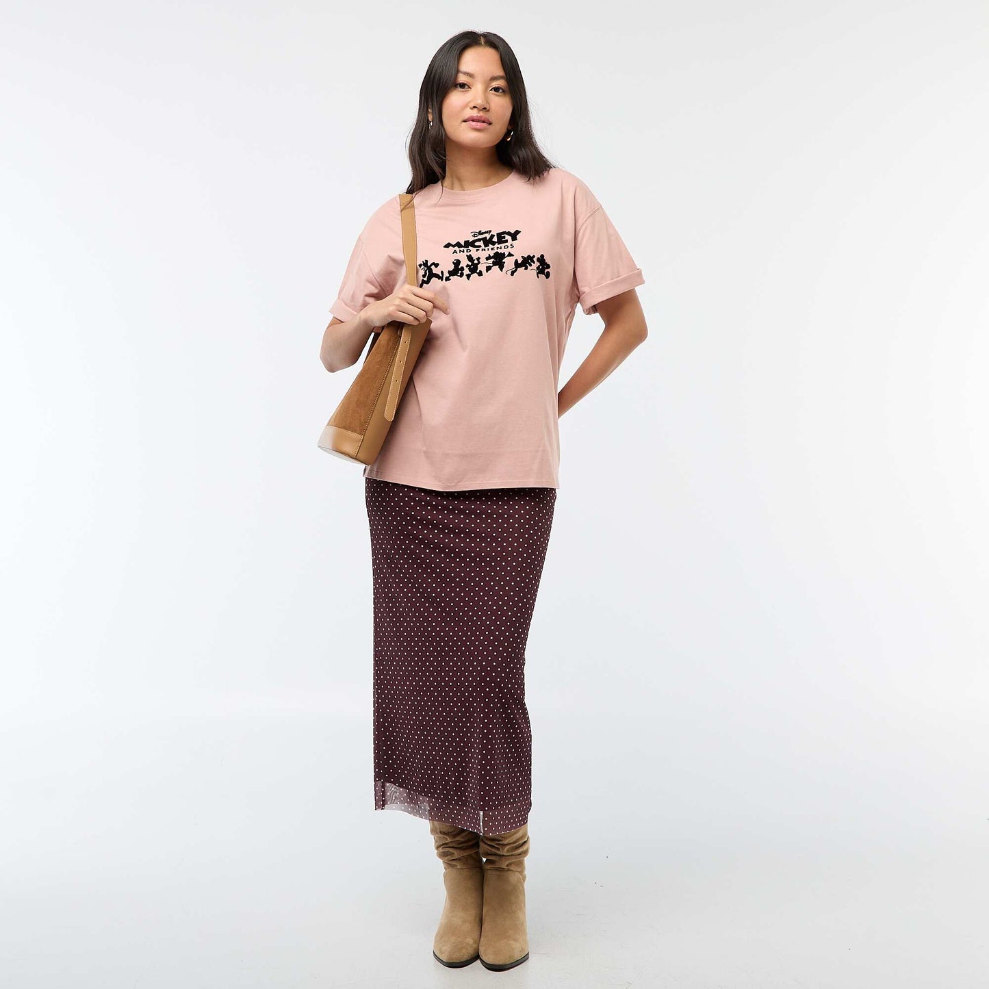 Camiseta oversize 'Mickey' ROJO