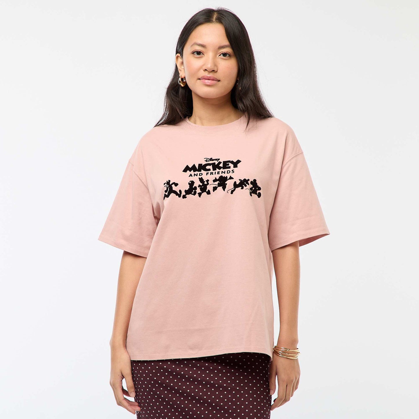 Camiseta oversize 'Mickey' ROJO