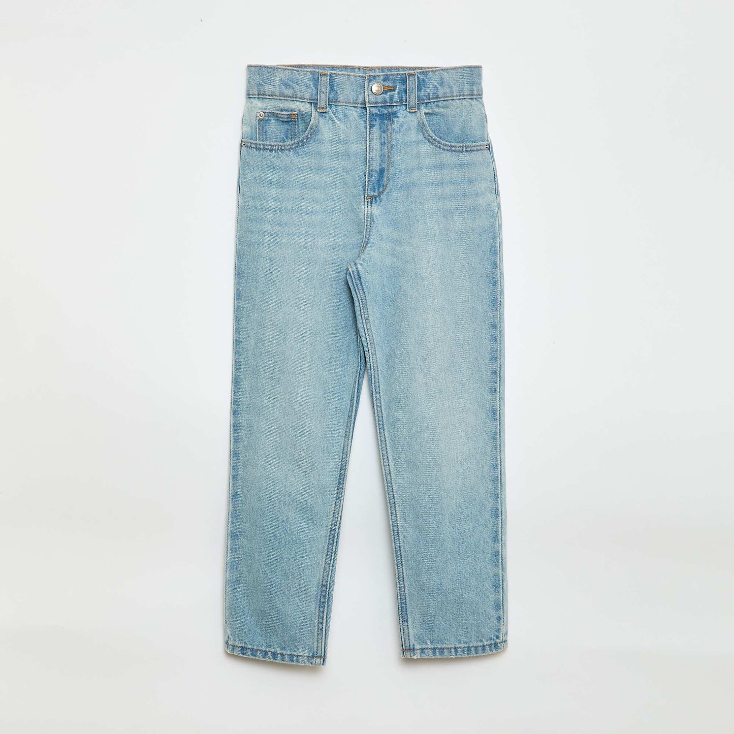 Pantalón jean de talle alto AZUL