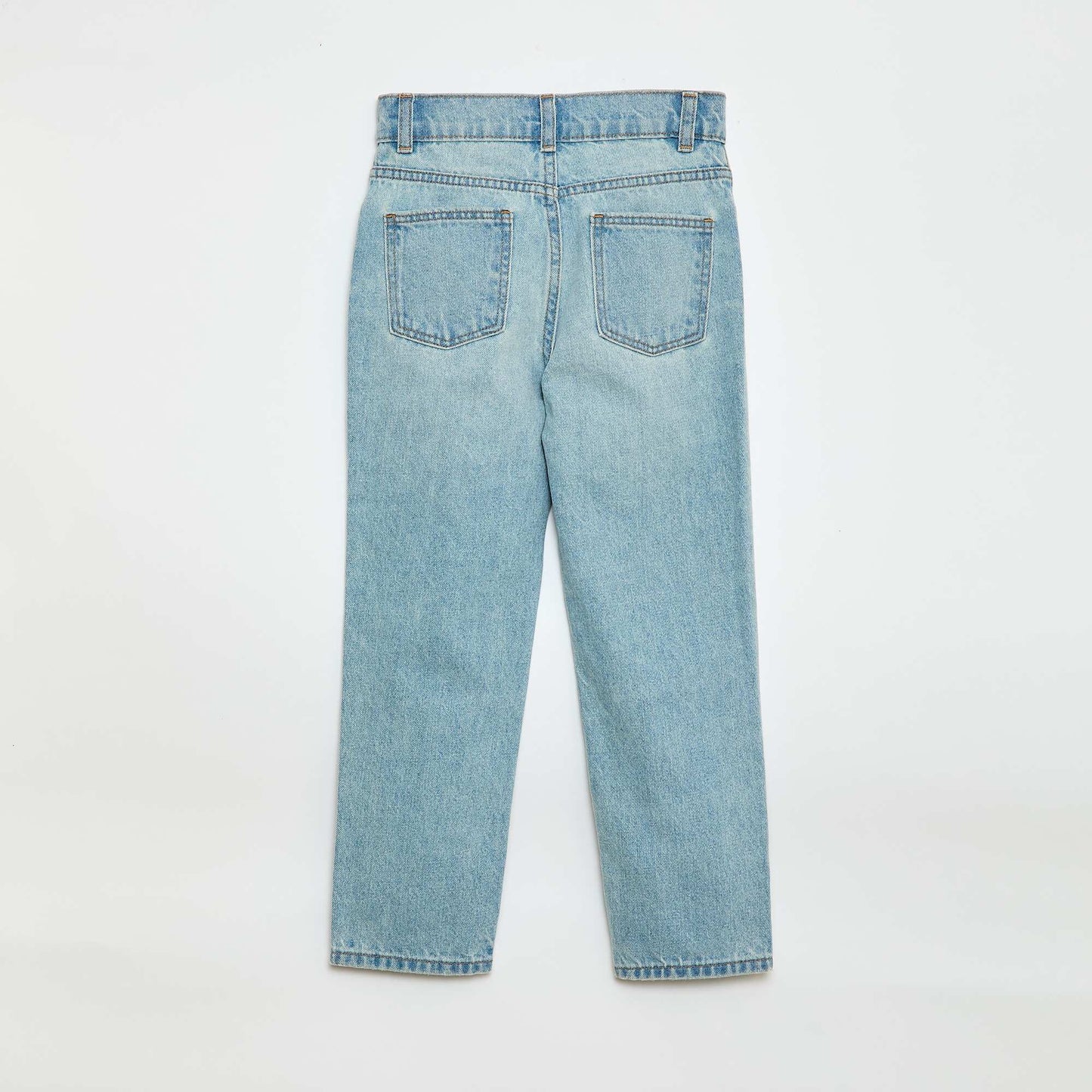 Pantalón jean de talle alto AZUL
