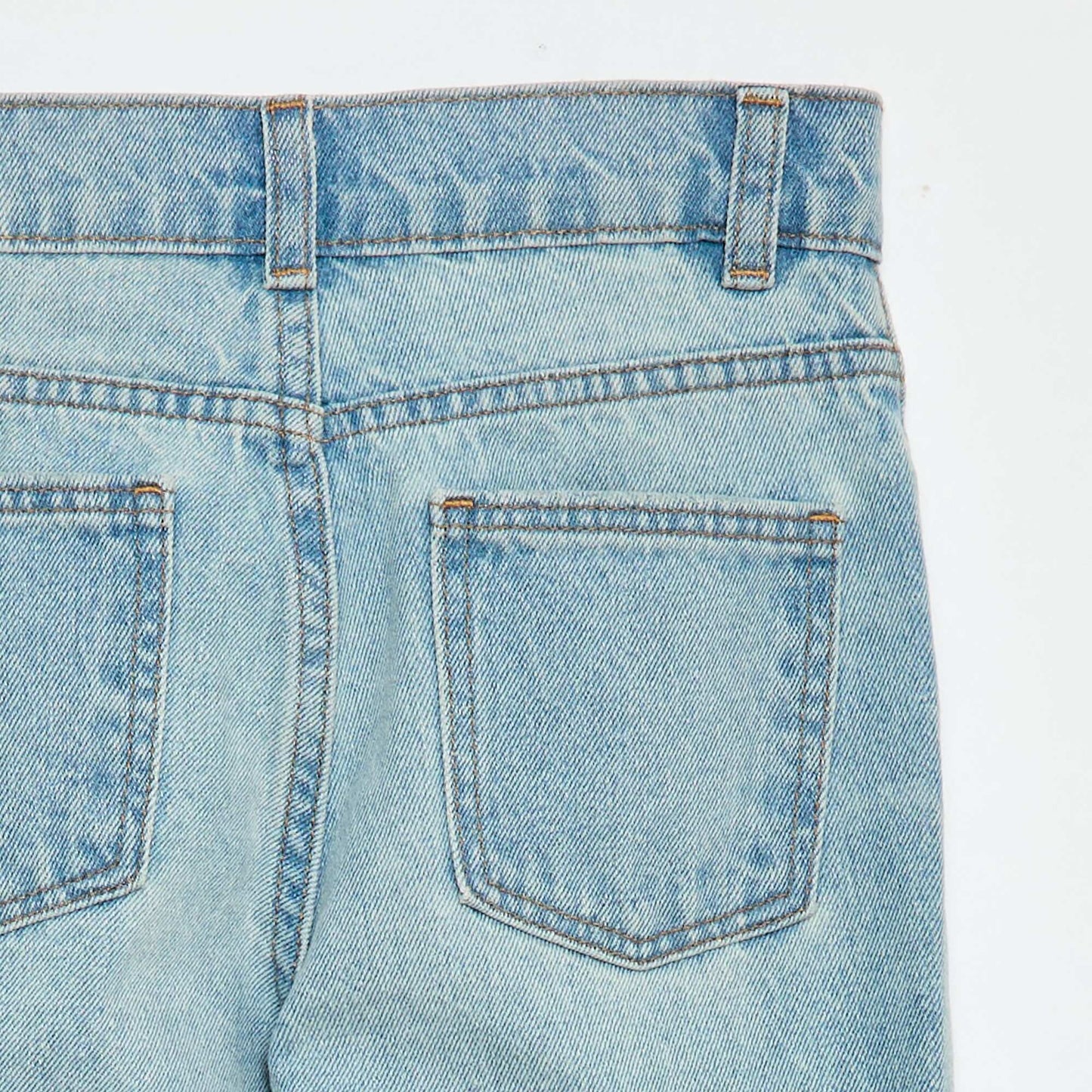 Pantalón jean de talle alto AZUL