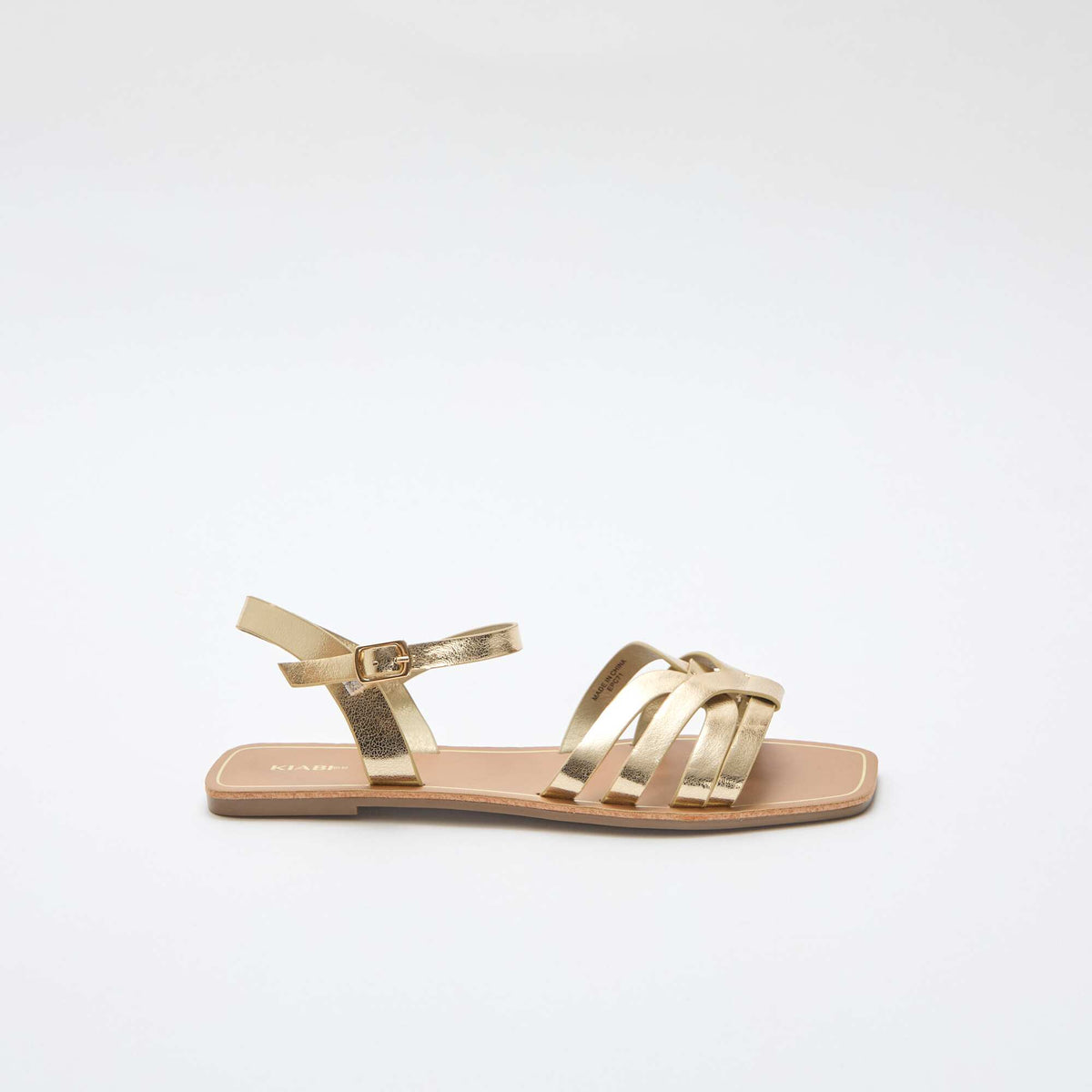 Sandalias con tira cruzada AMARILLO