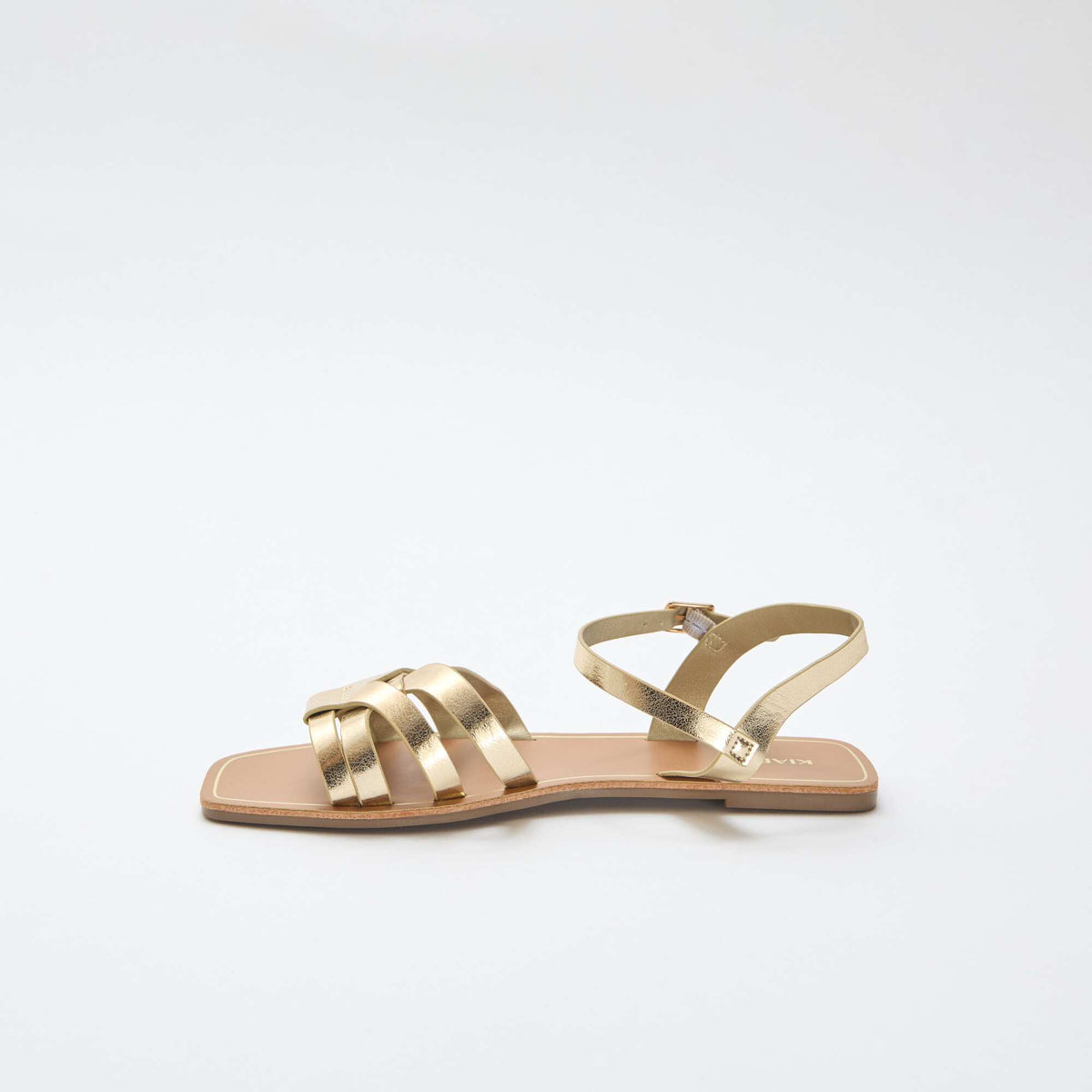 Sandalias con tira cruzada AMARILLO