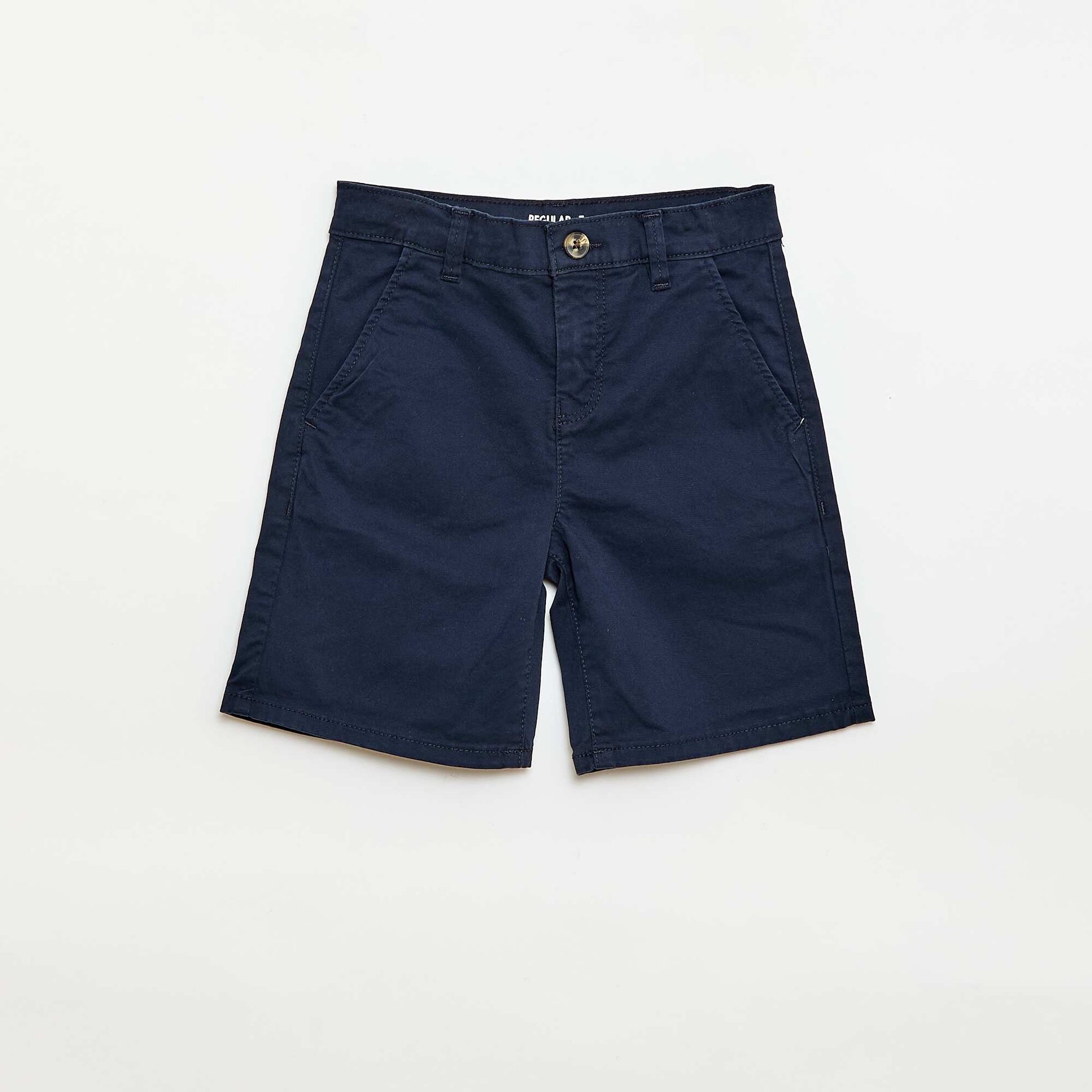 Bermuda chino de twill AZUL