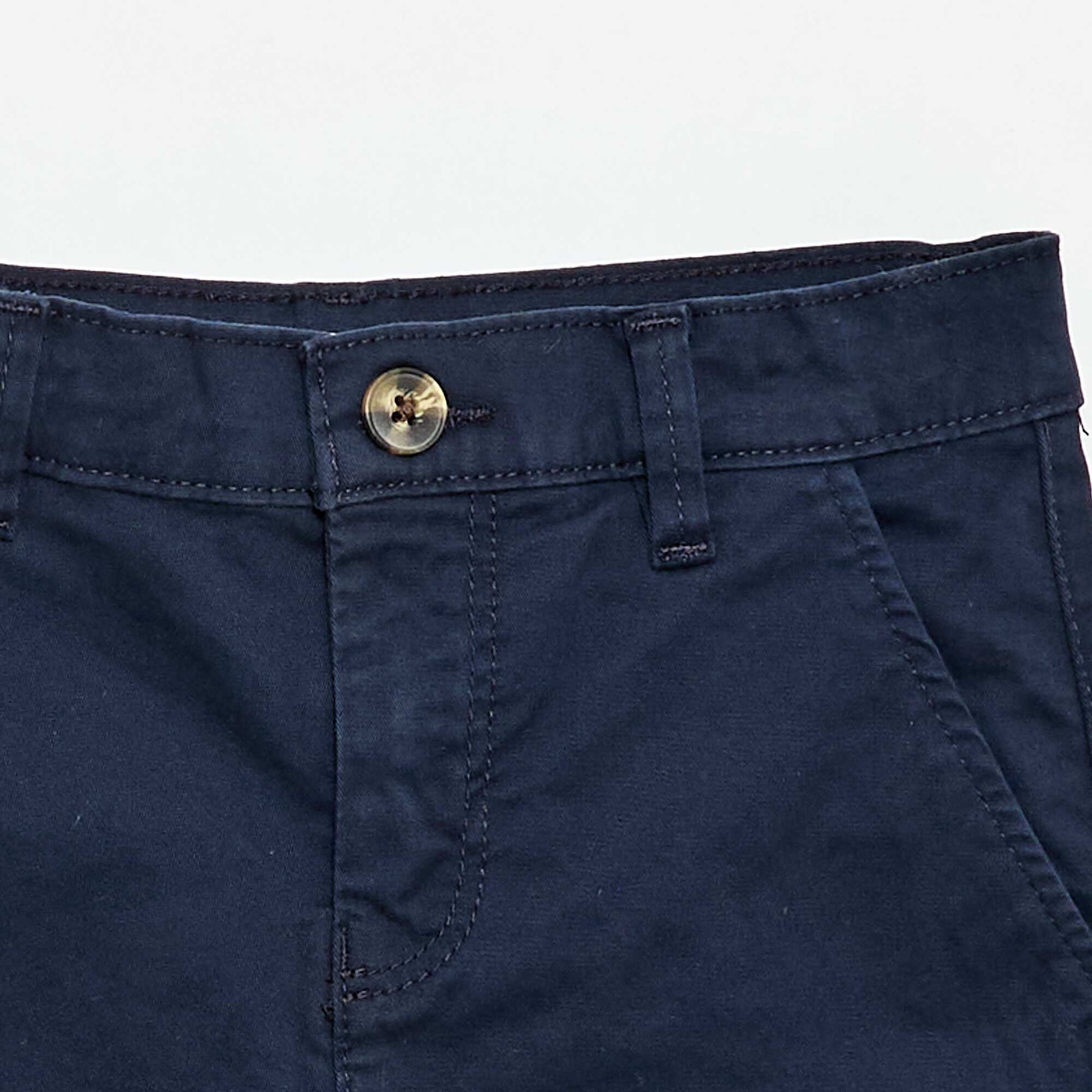 Bermuda chino de twill AZUL