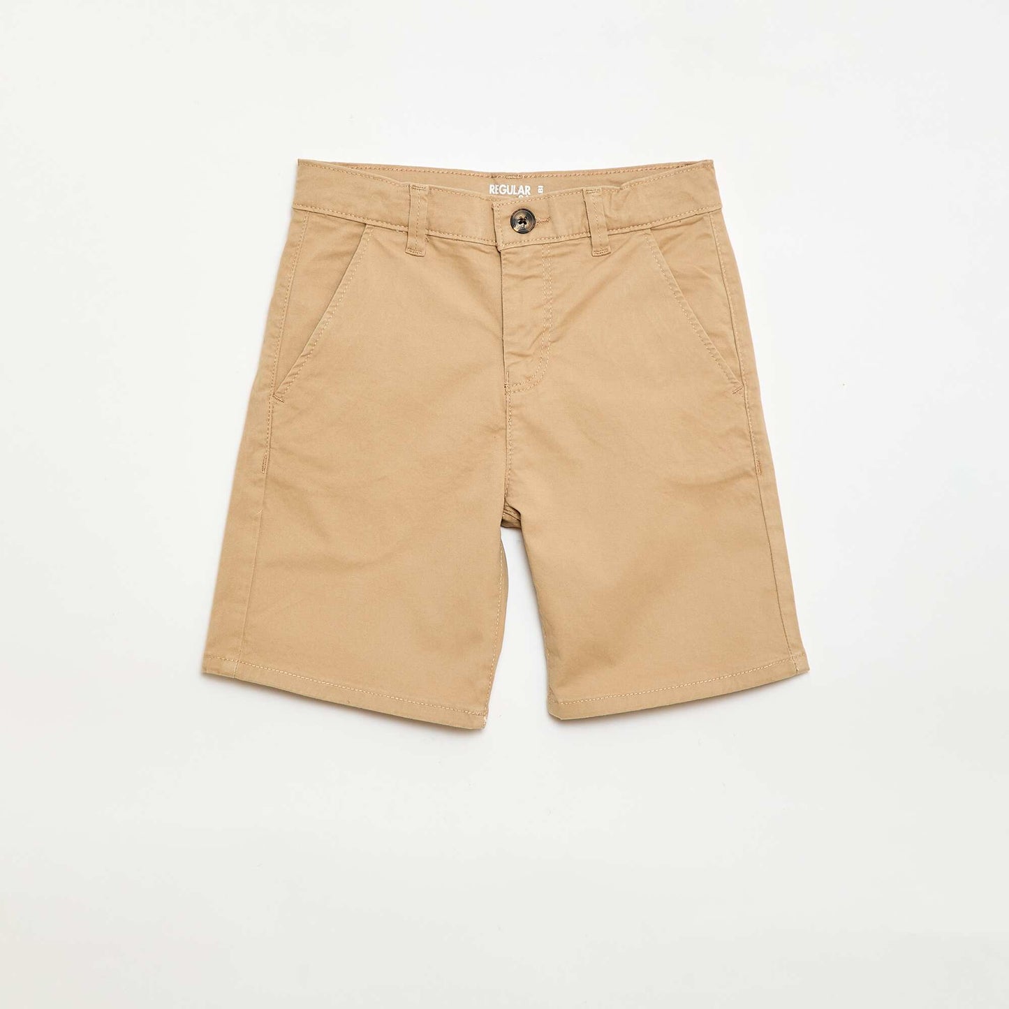 Bermuda chino de twill BEIGE