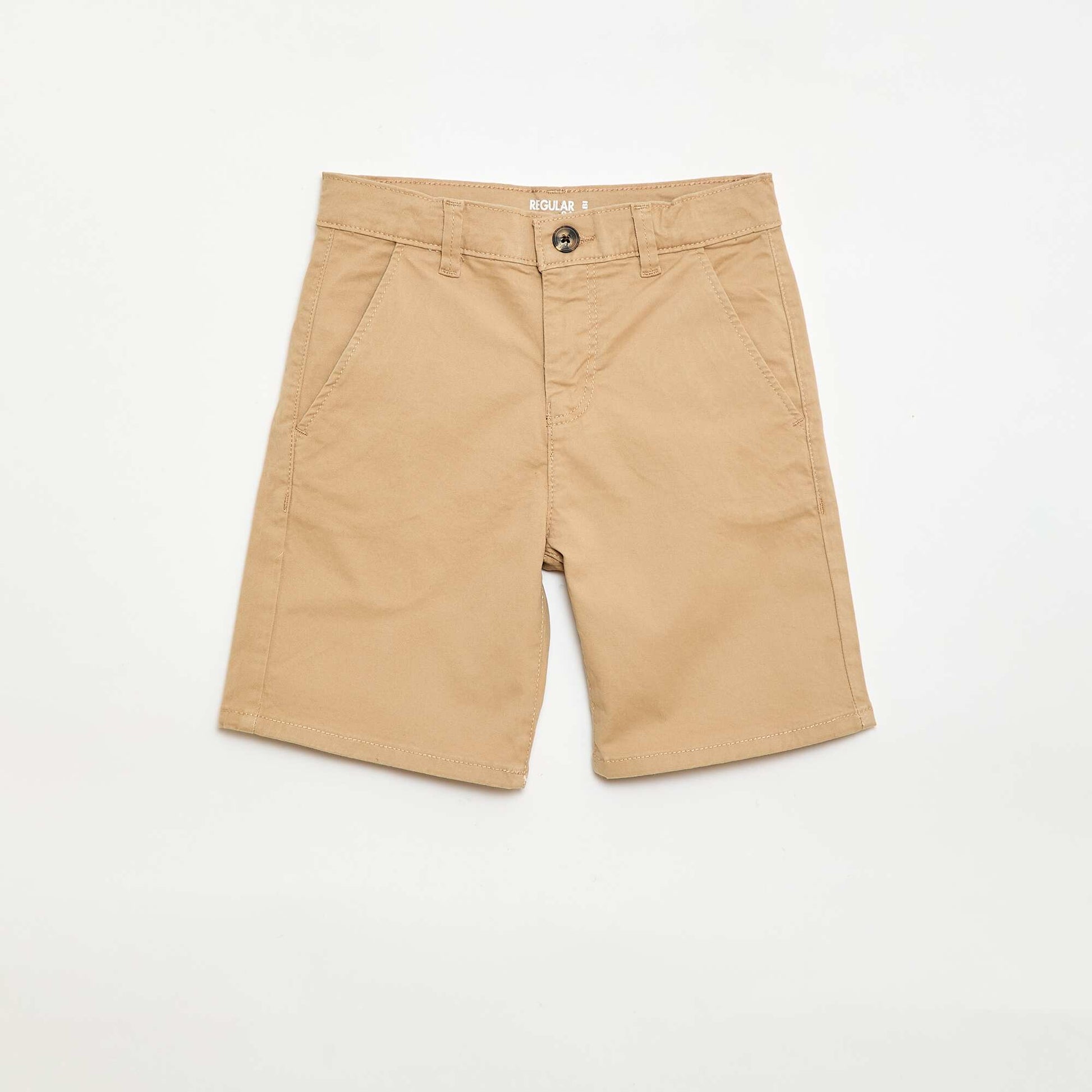 Bermuda chino de twill BEIGE