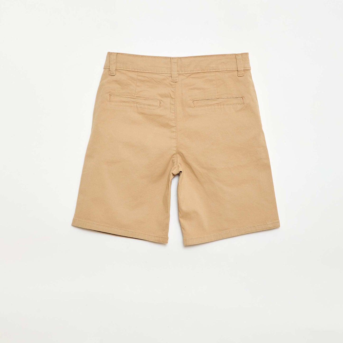 Bermuda chino de twill BEIGE